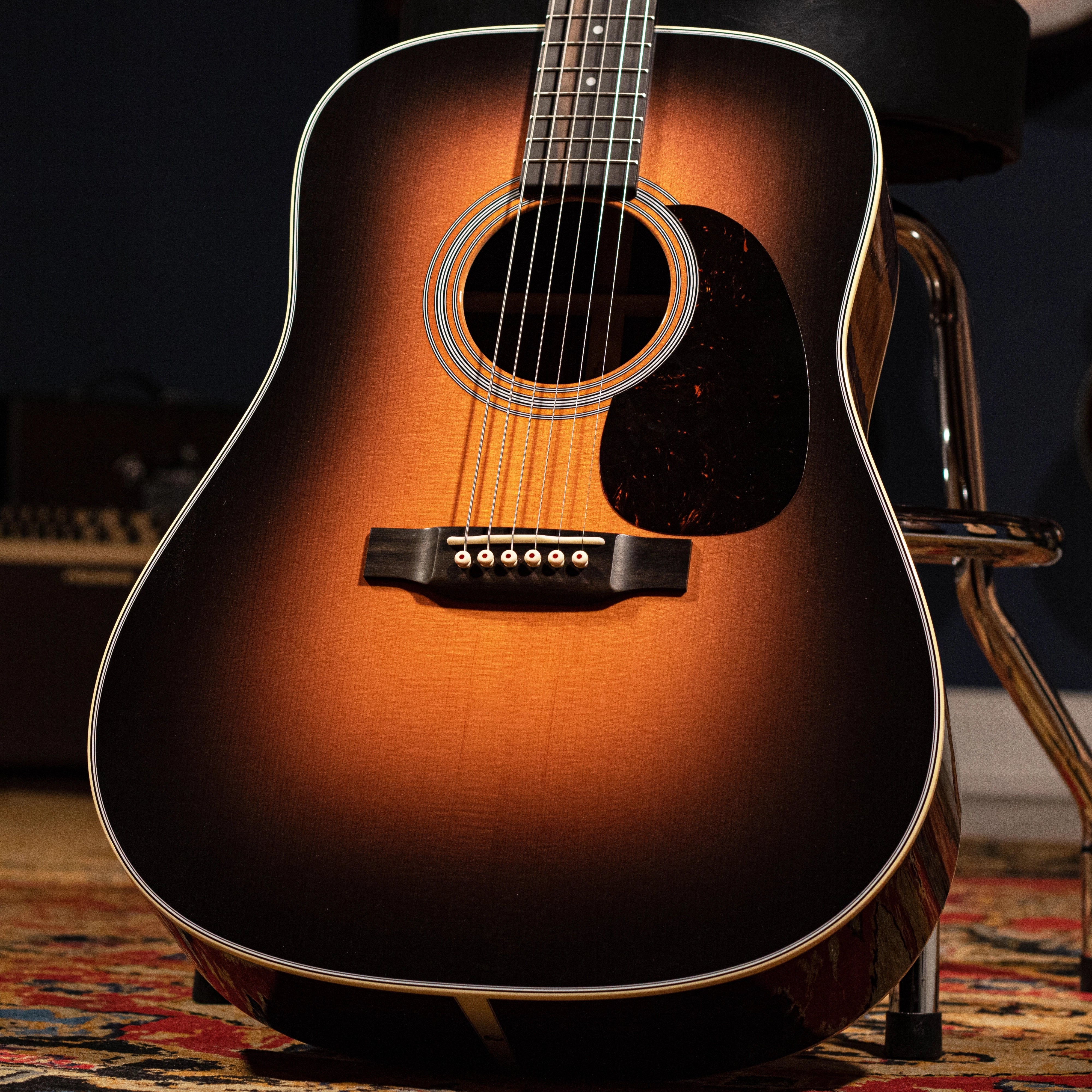 Martin 2023 NAMM Special D28 Acoustic Guitar 1935 Digital Microburst Finish w/HSC