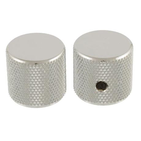 Allparts Nickel Barrel Knobs