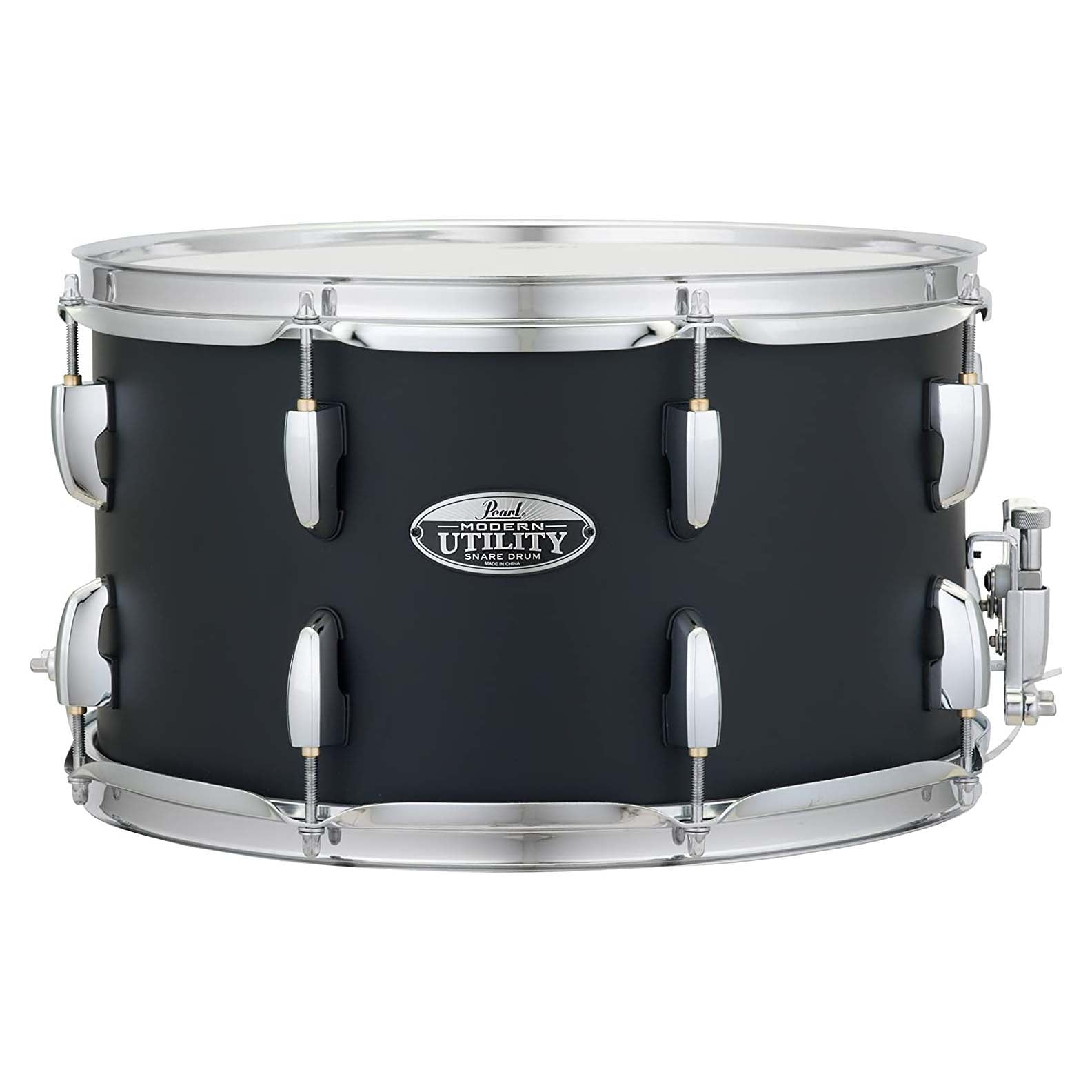 Pearl Modern Utility Maple Snare 14" x 8" Satin Black