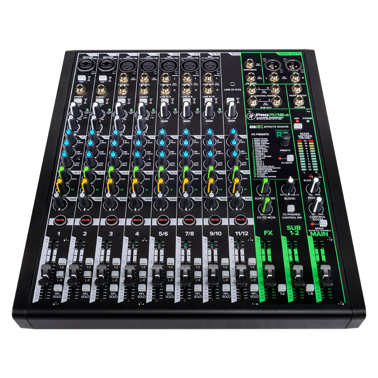 Mackie ProFX12v3 12-Channel Mixer USB