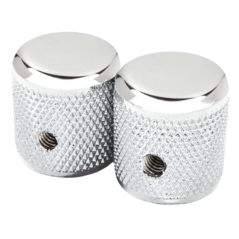 Fender Pure Vintage '58 Tele Knurled Knobs Chrome/Aluminum
