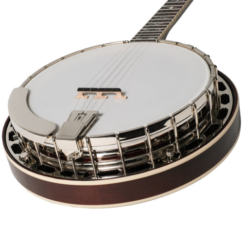Recording King Madison Maple Resonator Banjo with Tone Ring