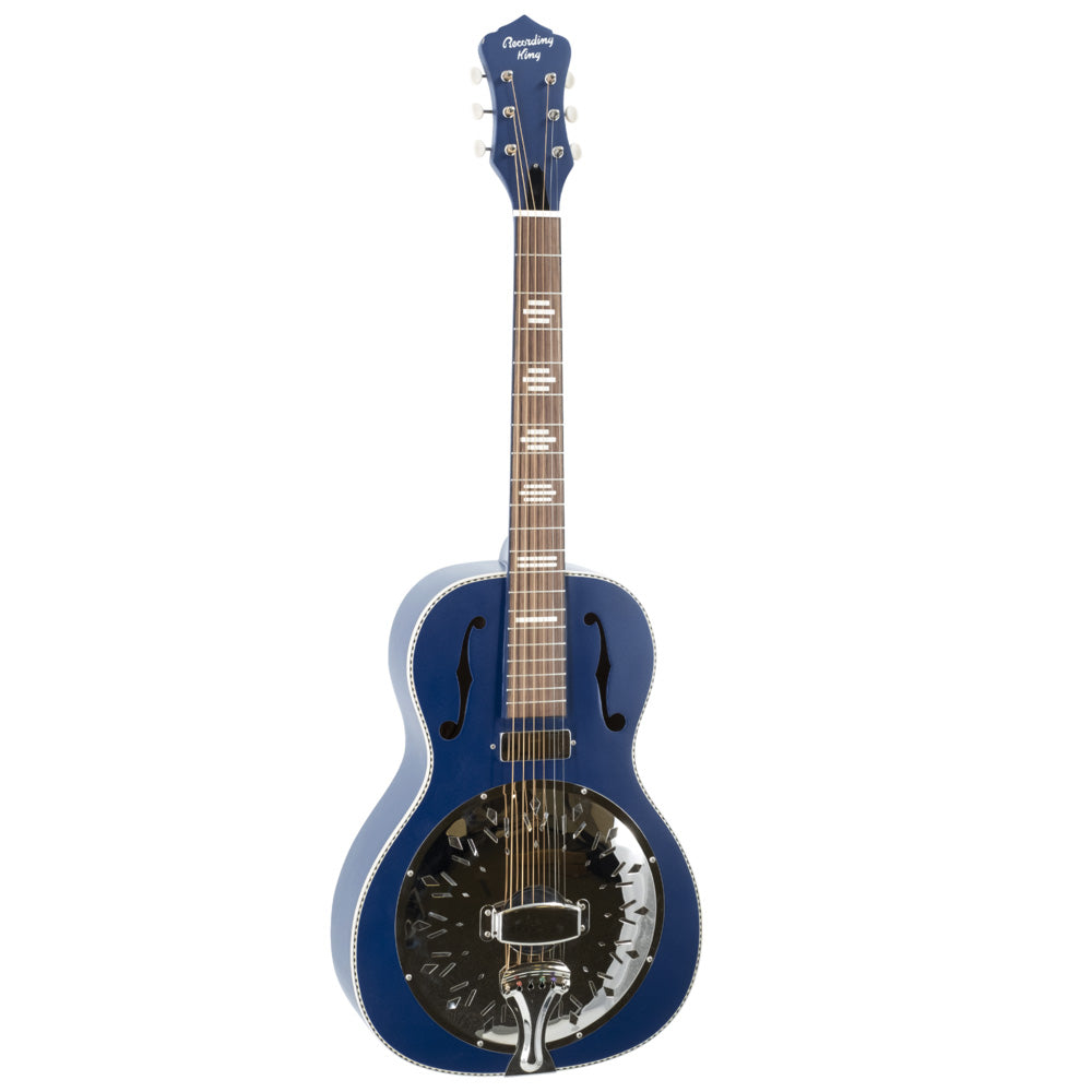 Recording King Dirty 30s Minnie Bucker Resonator Blue