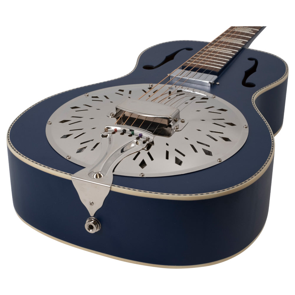 Recording King Dirty 30s Minnie Bucker Resonator Blue