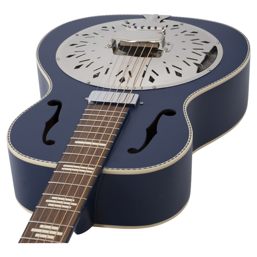 Recording King Dirty 30s Minnie Bucker Resonator Blue