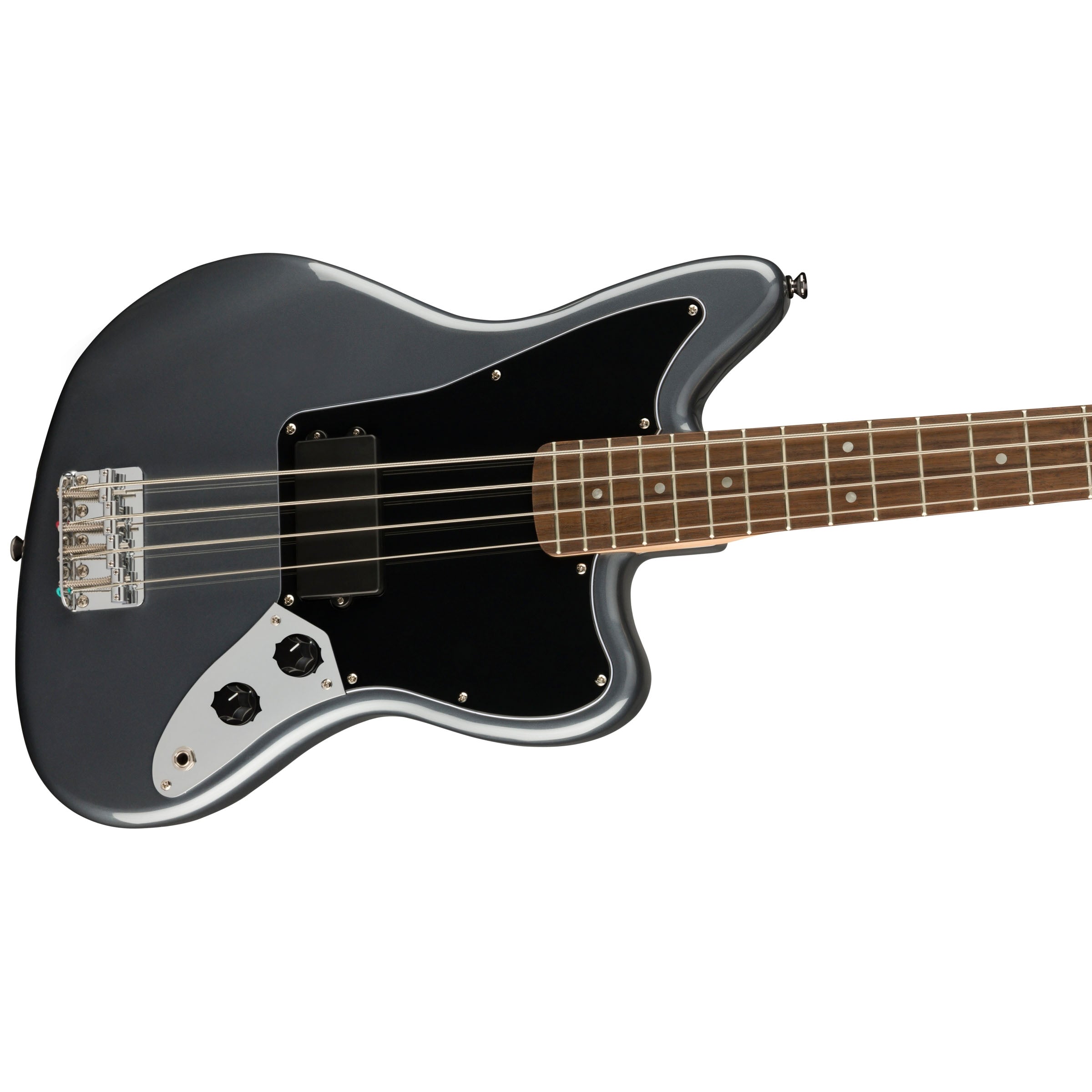 Squier Affinity Jaguar Bass Charcoal Frost Metallic