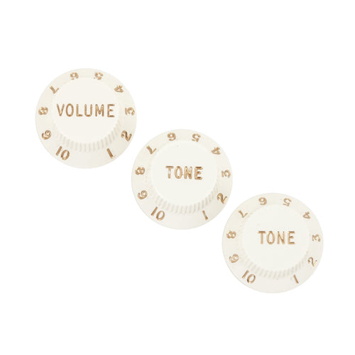 Fender Strat Knobs Parchment