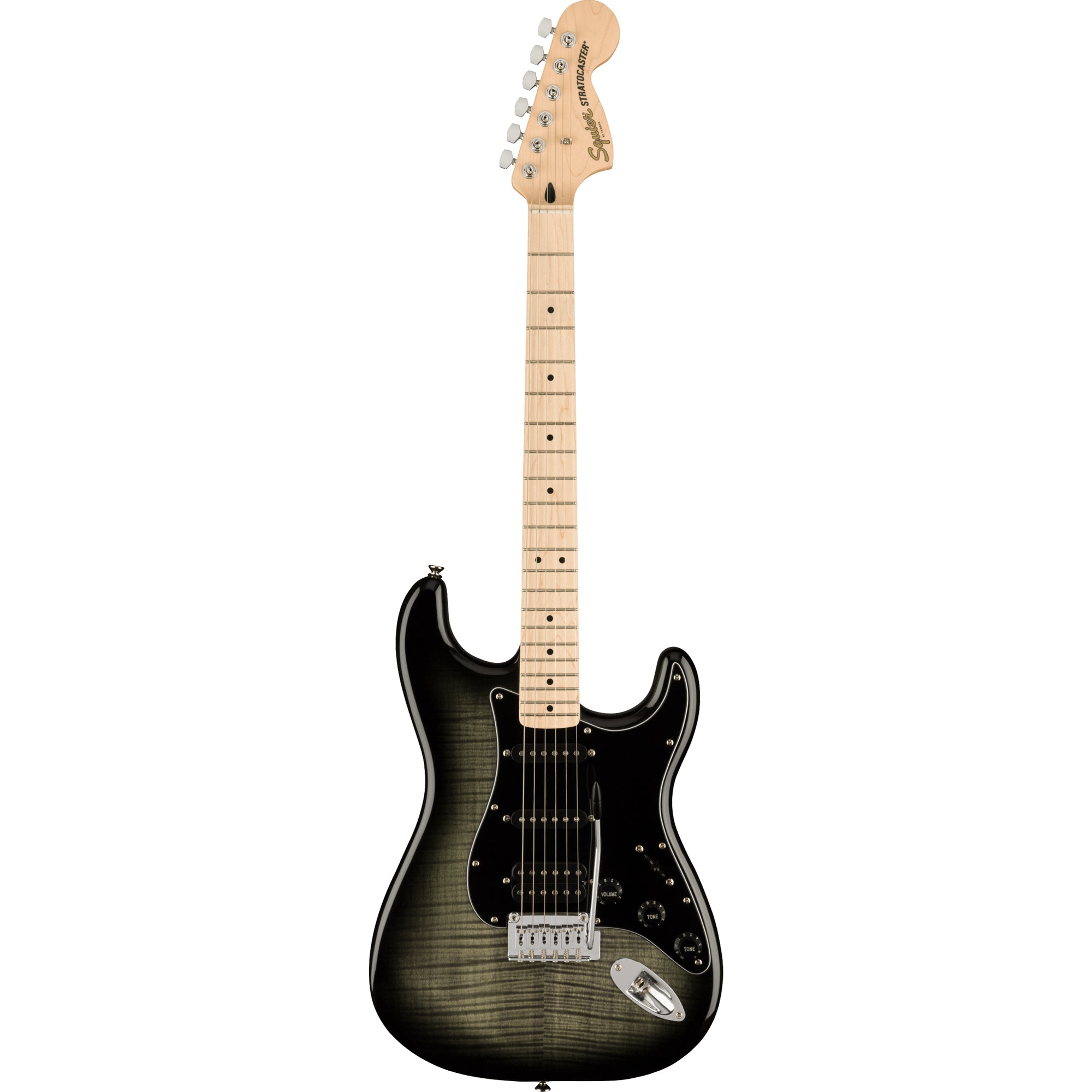 Squier Affinity Series Stratocaster FMT HSS - Black Burst