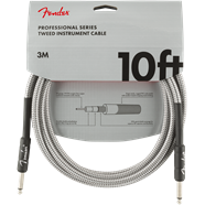 Professional Series Instrument Cable, 10', White Tweed