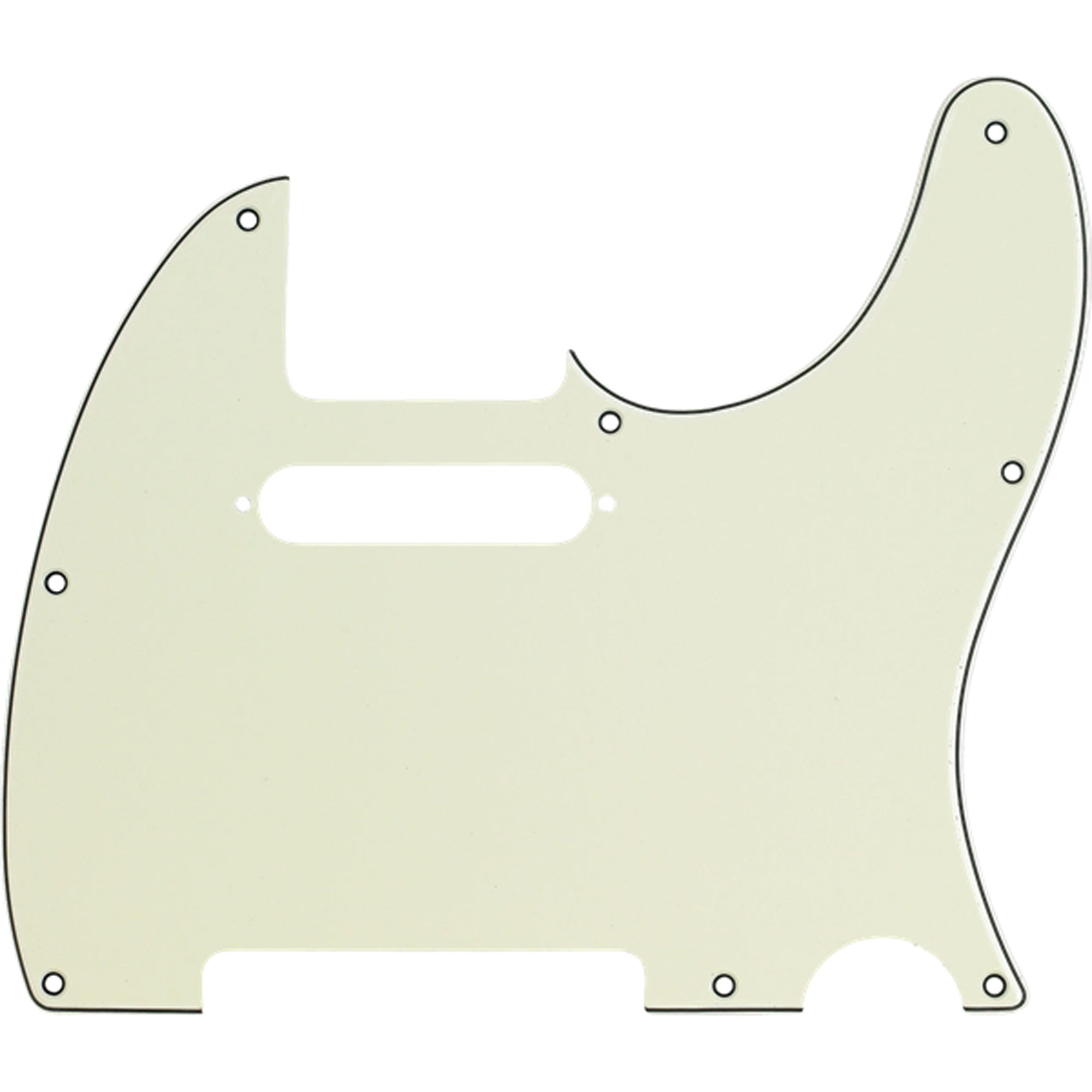 Fender 8-Hole Mount Multi-Ply Telecaster Pickguard - Mint Green