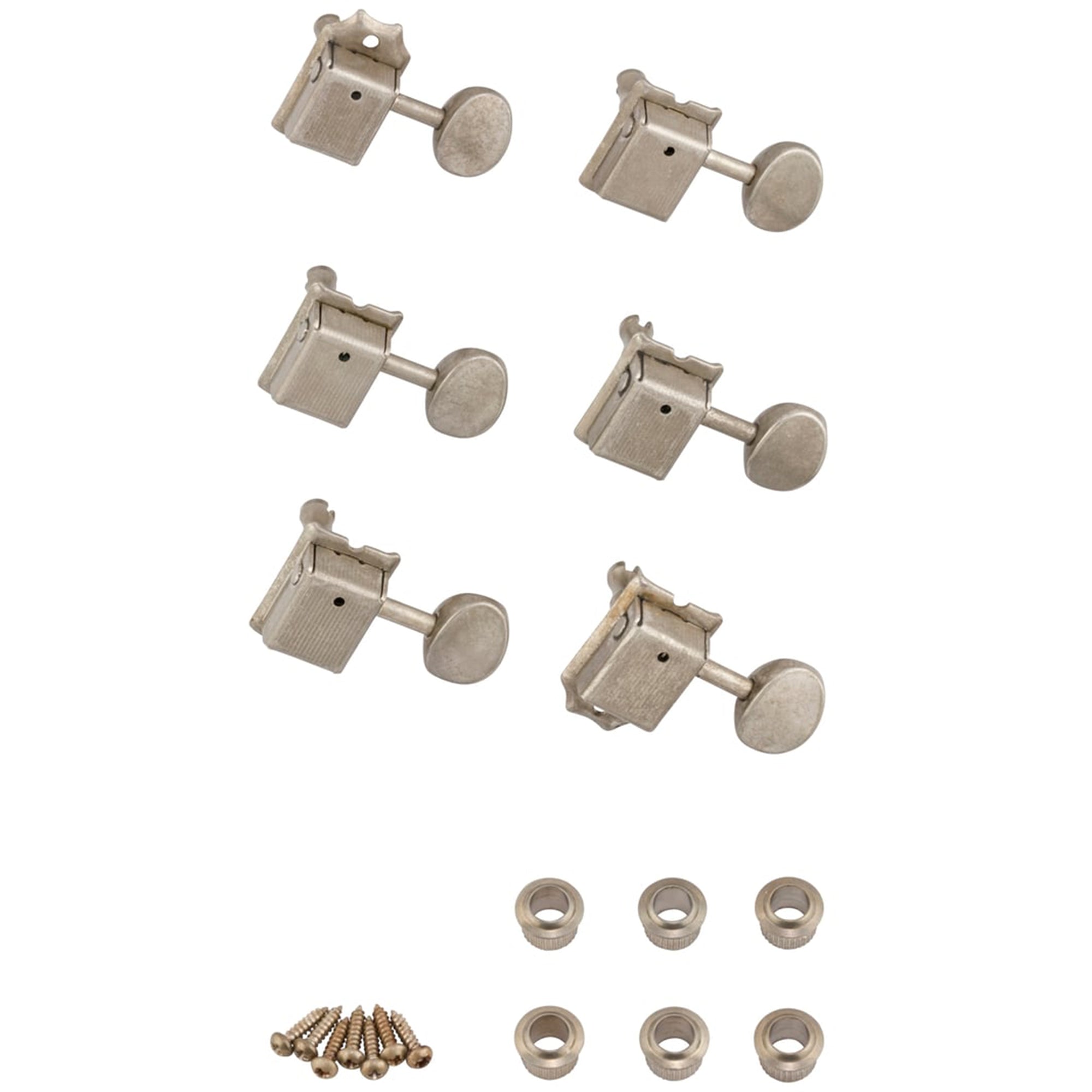 Fender Road Worn Guitar Tuning Machine Set (6 In Line)