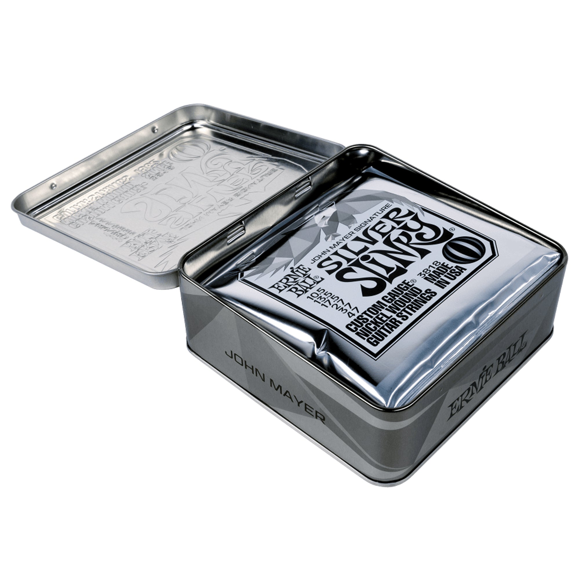 Ernie Ball John Mayer Silver Slinky (10.5-47) 3-Pack