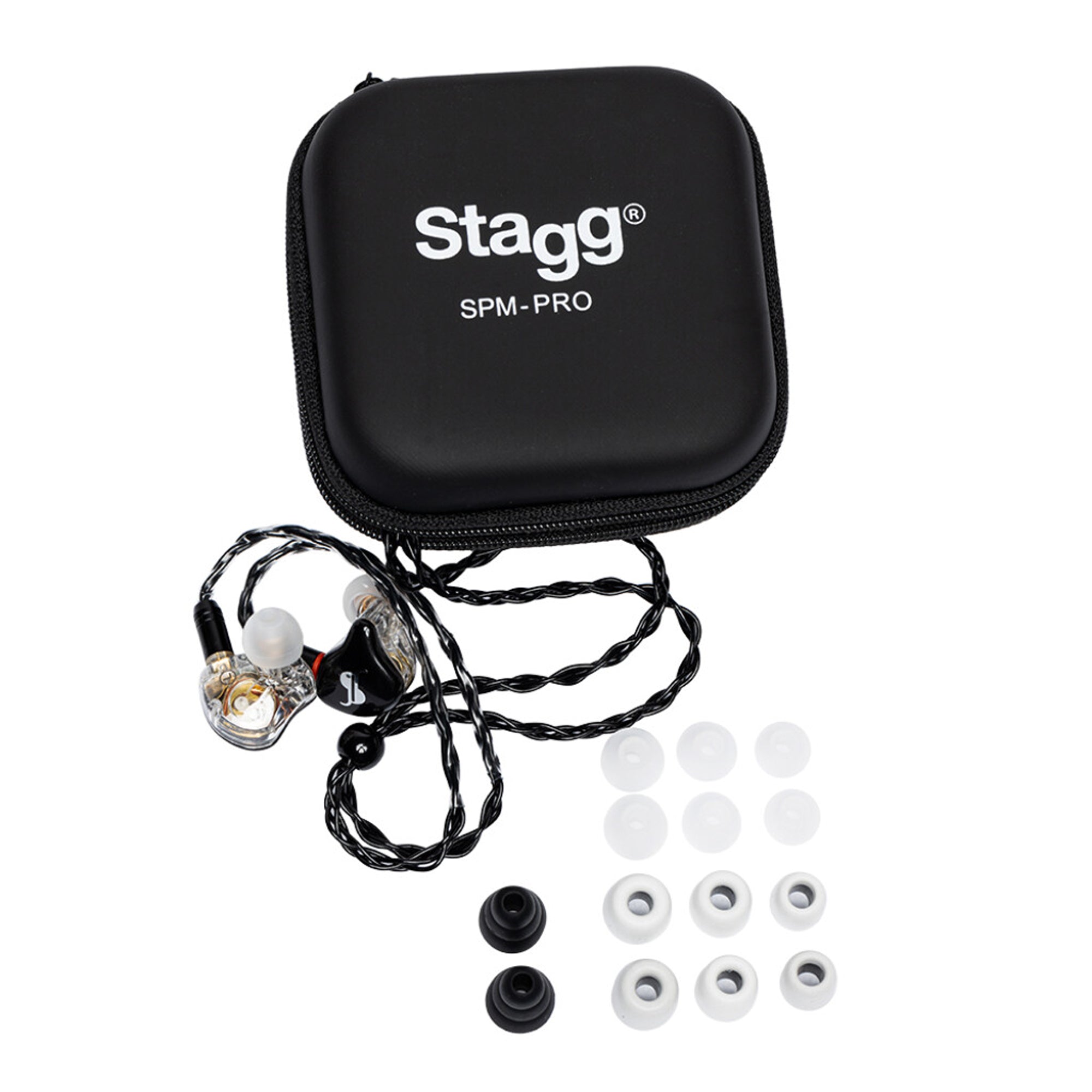 Stagg 3-Driver IEM - Black