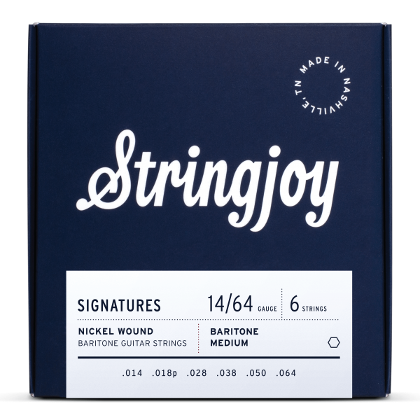 Stringjoy Medium Gauge (14-64) Baritone Electric Strings