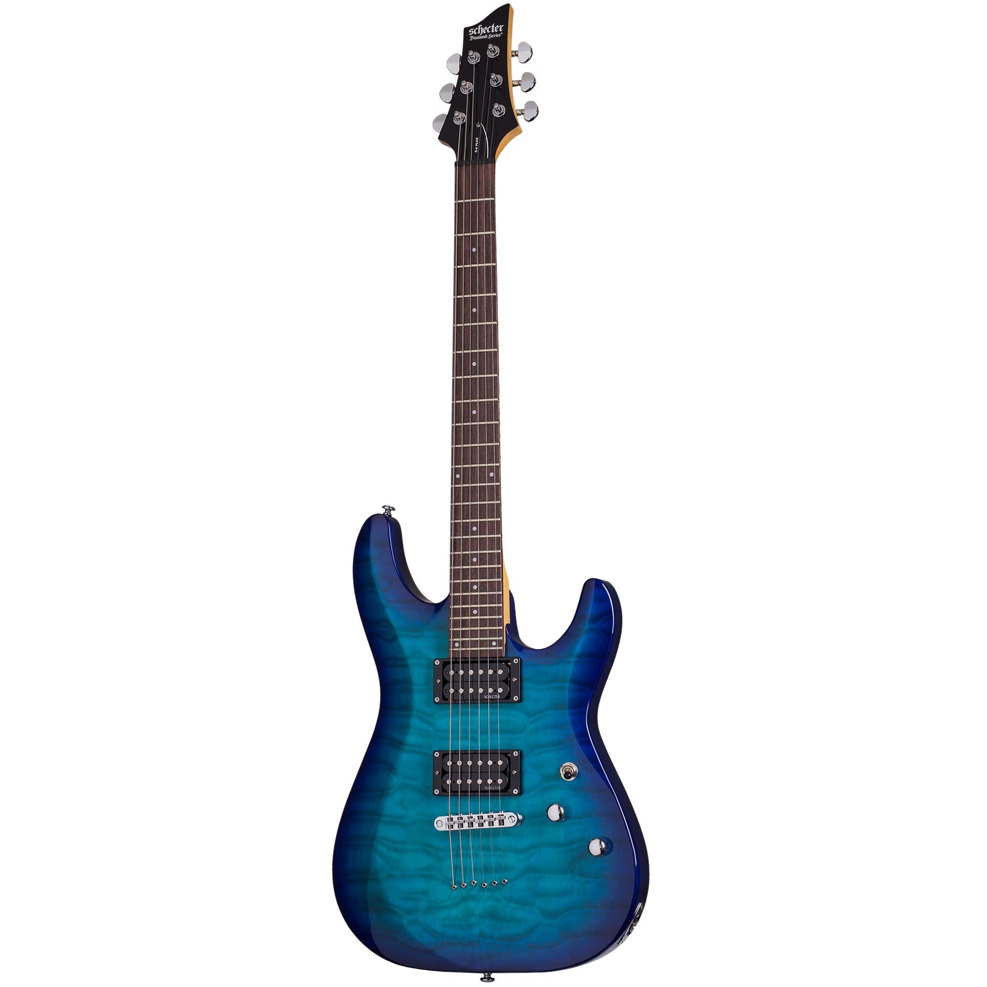 Schecter C-6 Plus - Ocean Blue Burst
