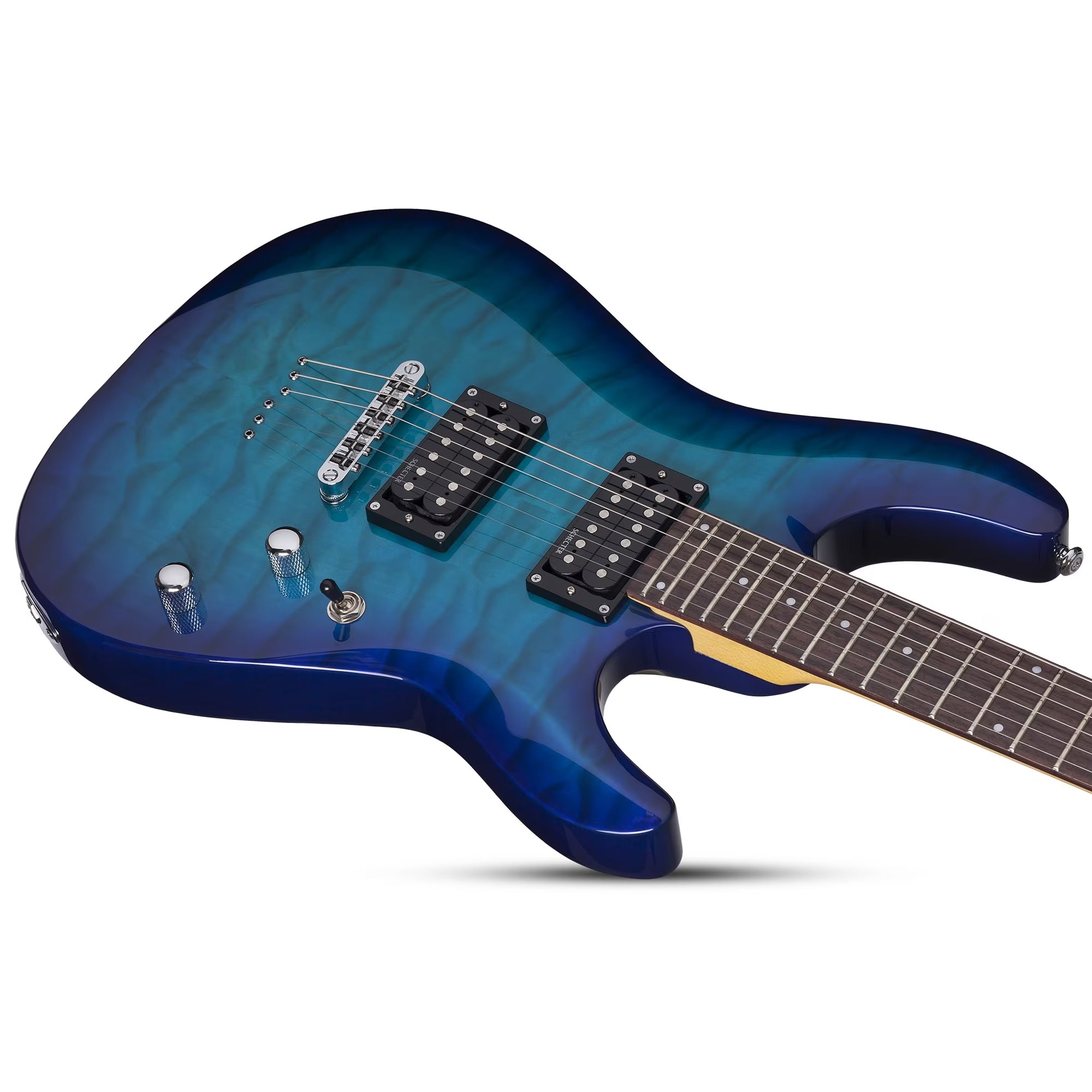 Schecter C-6 Plus - Ocean Blue Burst