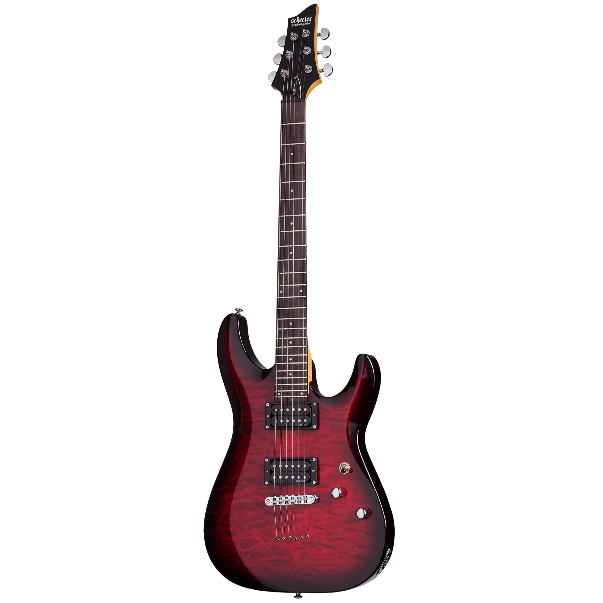 Schecter C-6 Plus - See-Thru Cherry Burst