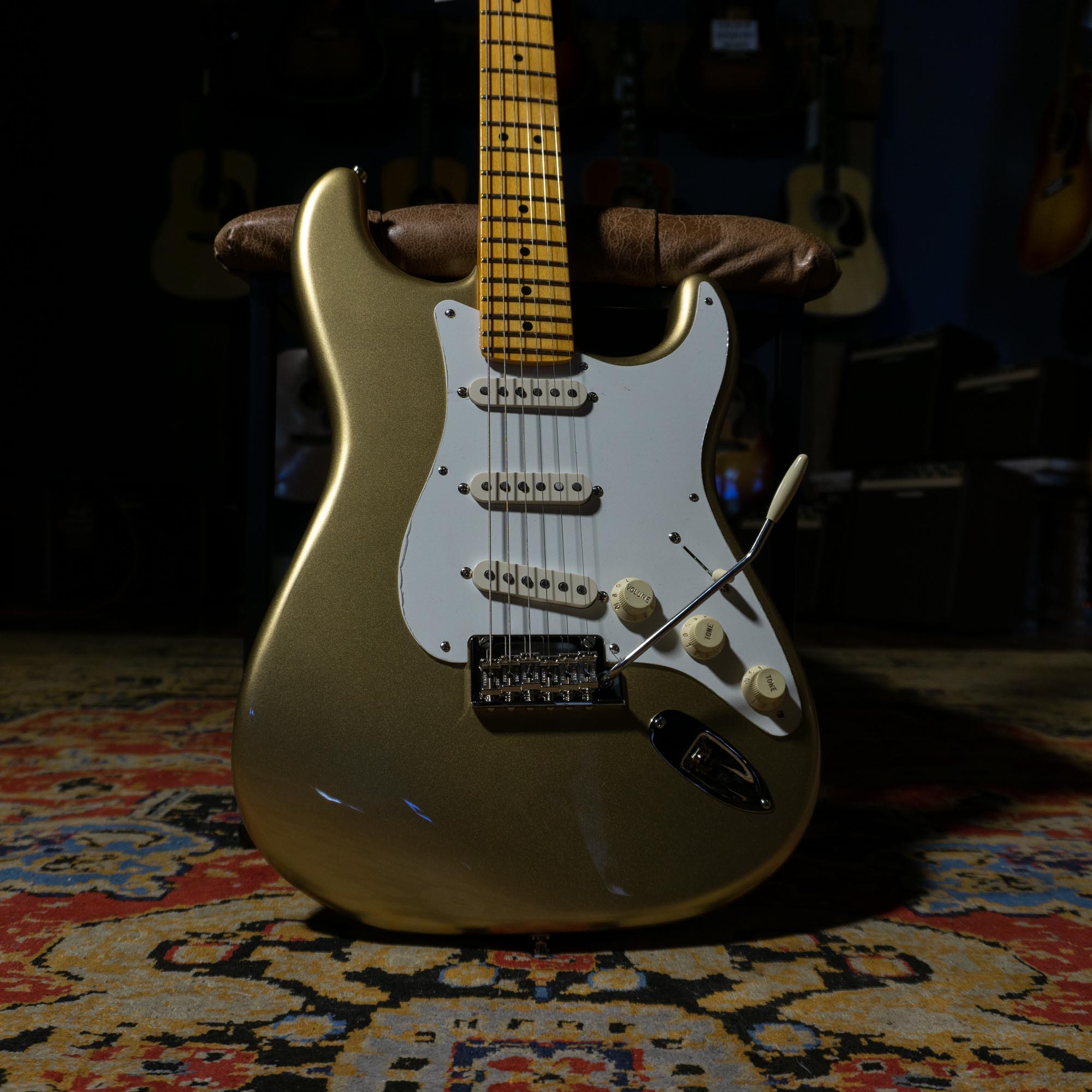 Fender Lincoln Brewster Stratocaster - Aztec Gold