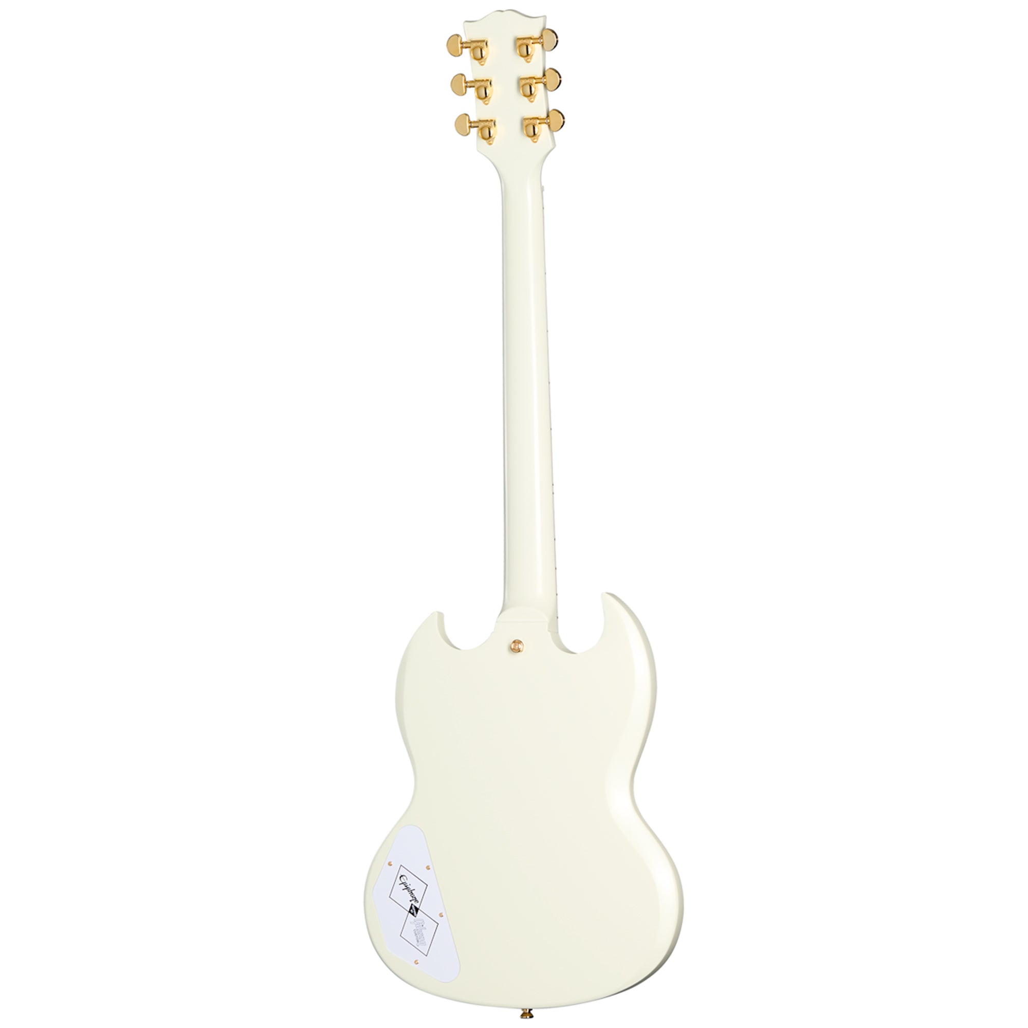 Epiphone 1963 Les Paul SG Custom with Maestro Vibrola-  Classic White