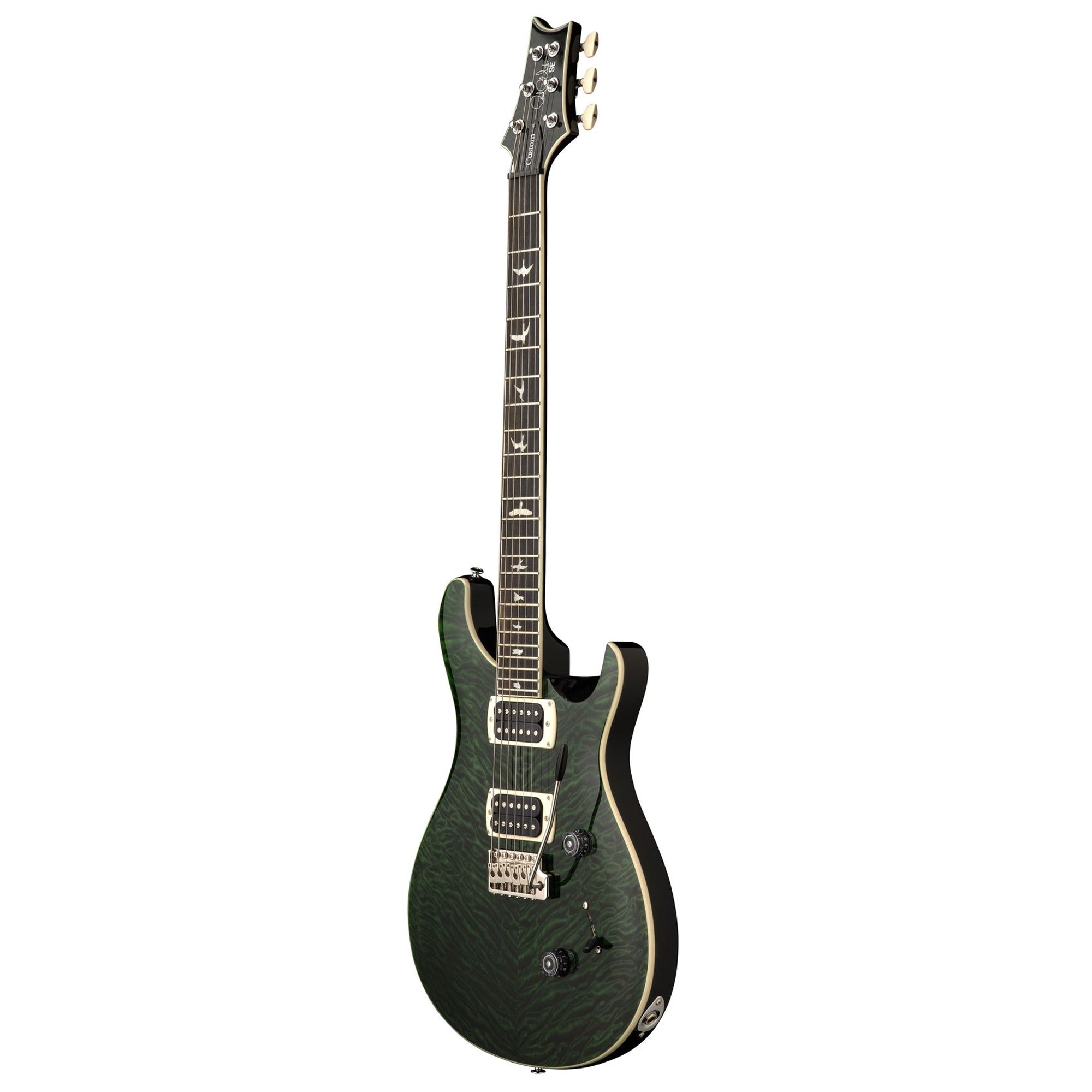 PRS SE Custom 24 Quilt - Teal Black