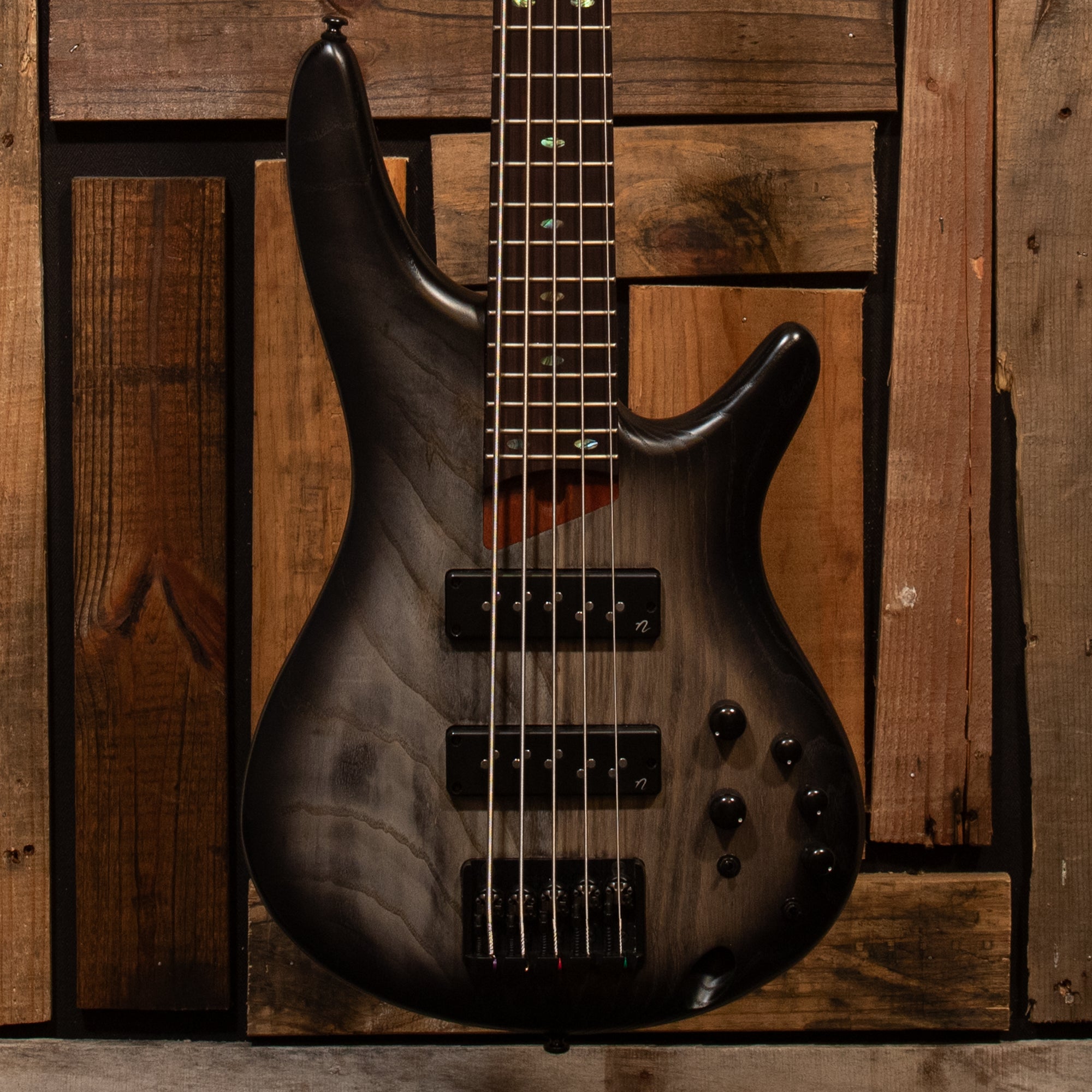 Ibanez Standard SR605E 5-String Bass - Black Stained Burst