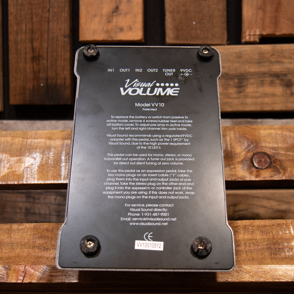 Visual Sound Visual Volume Pedal