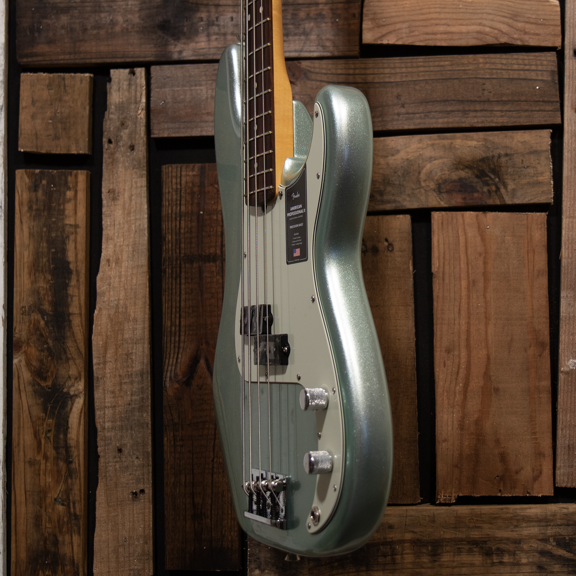 Fender American Professional II Precision Bass - Mystic Surf Green