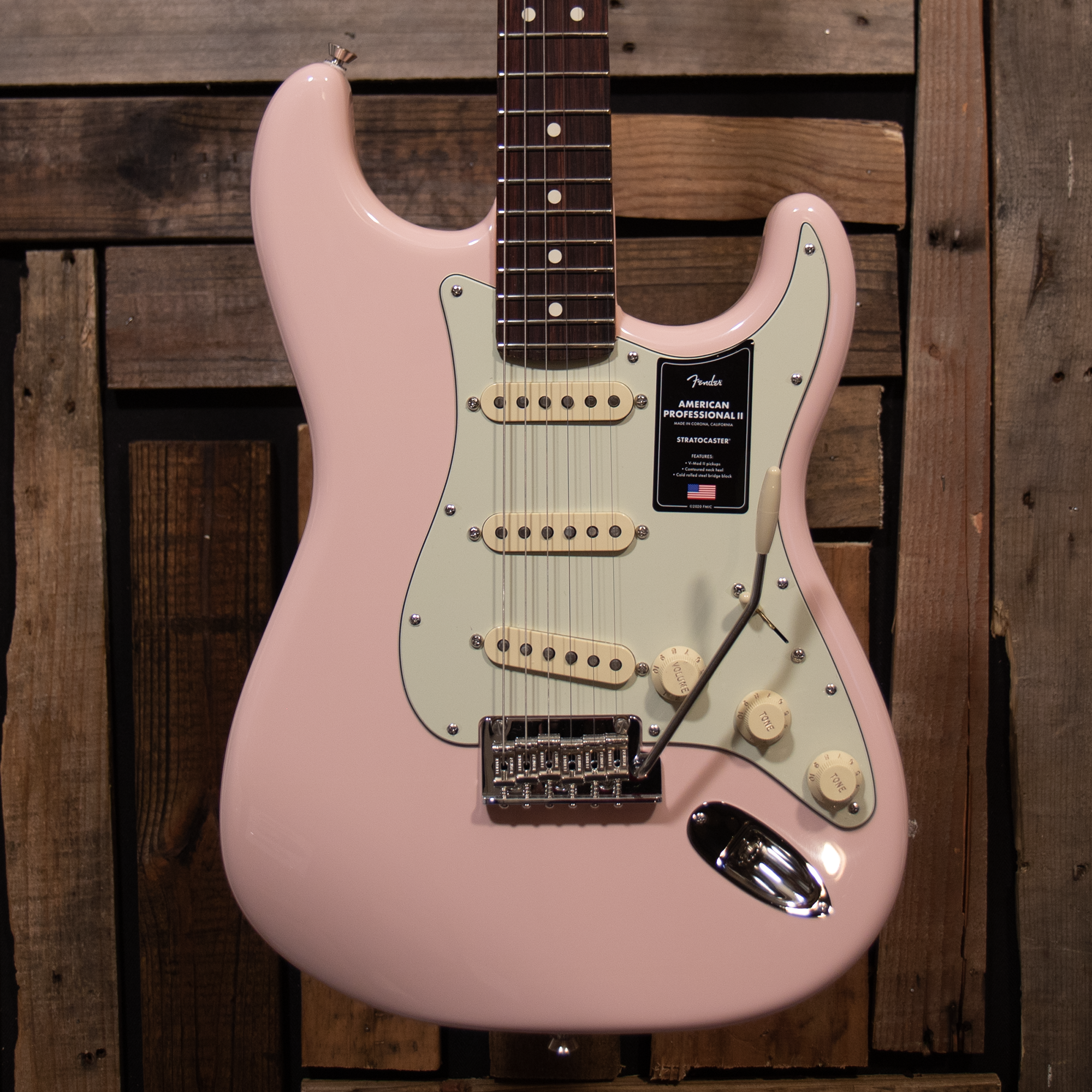 Fender LE American Professional II Stratocaster RW - Shell Pink