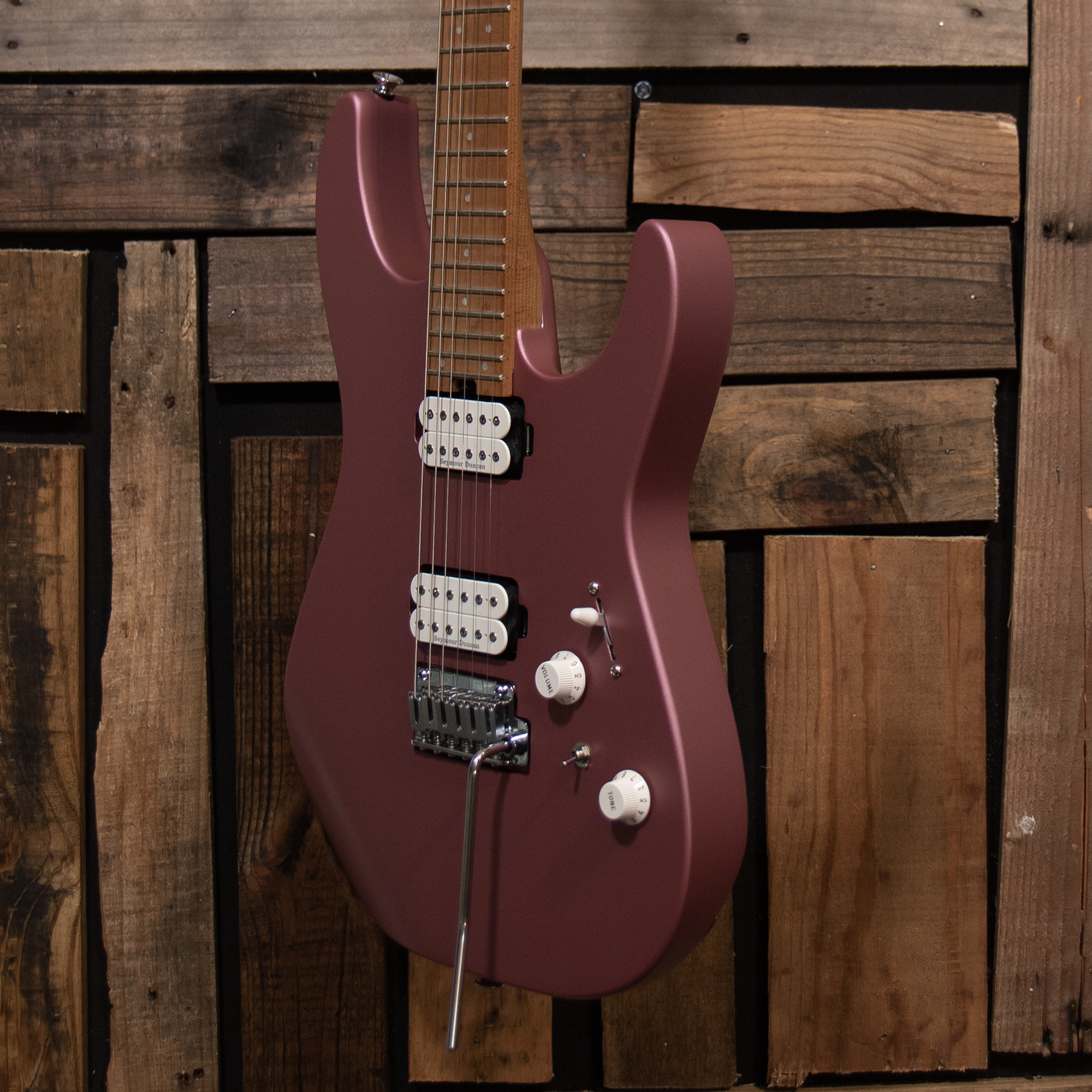 Charvel Pro-Mod DK24 HH 2PT CM - Satin Burgundy Mist