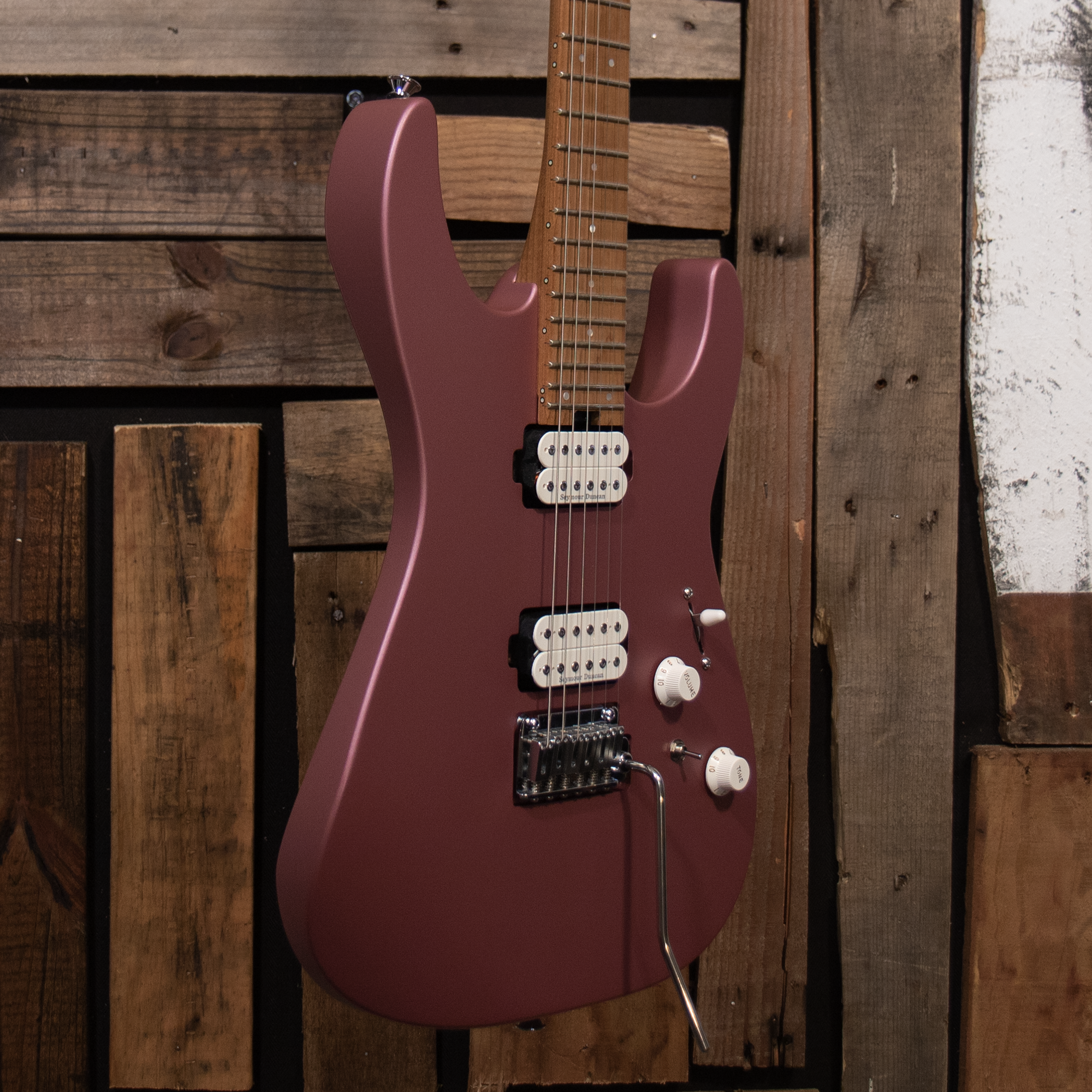 Charvel Pro-Mod DK24 HH 2PT CM - Satin Burgundy Mist