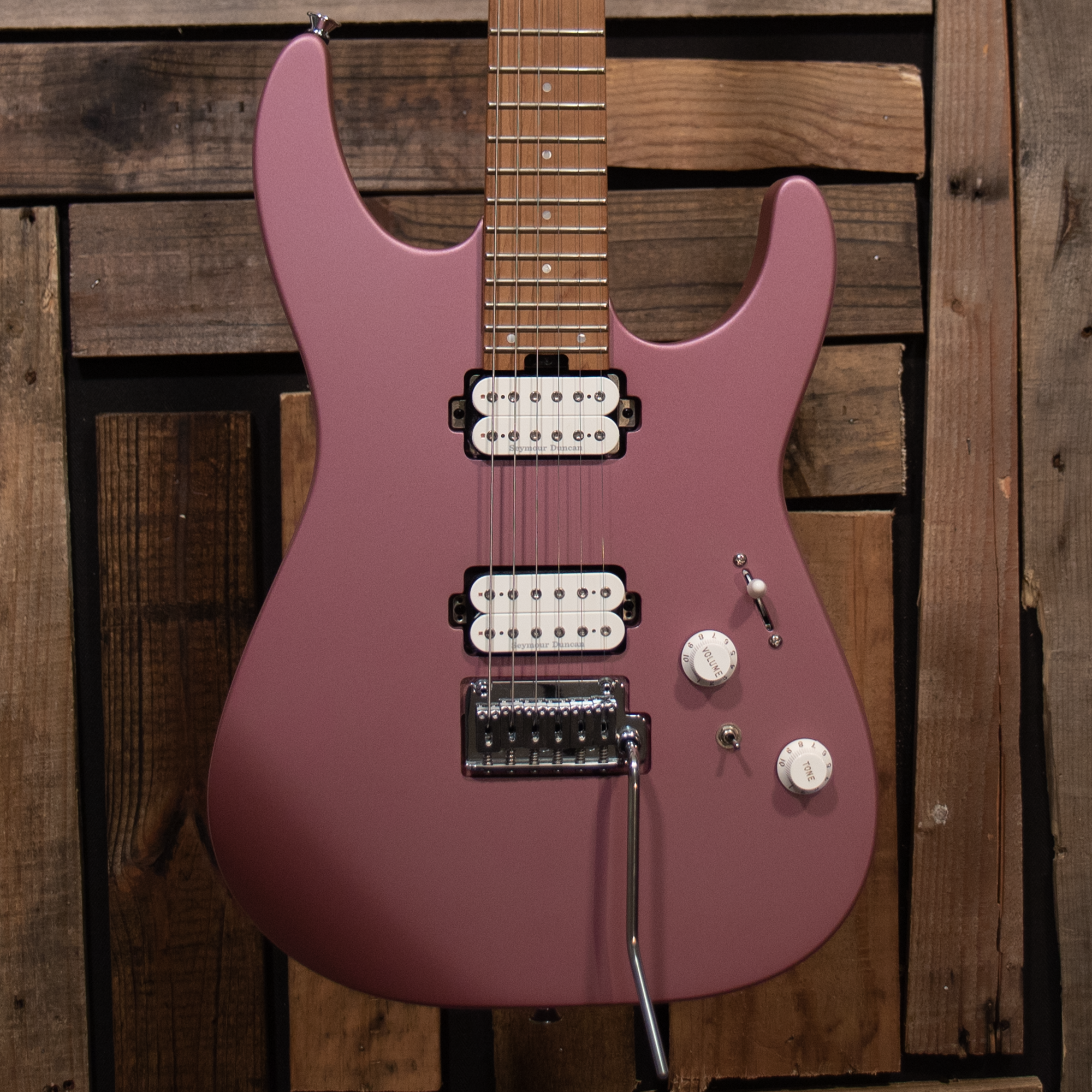 Charvel Pro-Mod DK24 HH 2PT CM - Satin Burgundy Mist