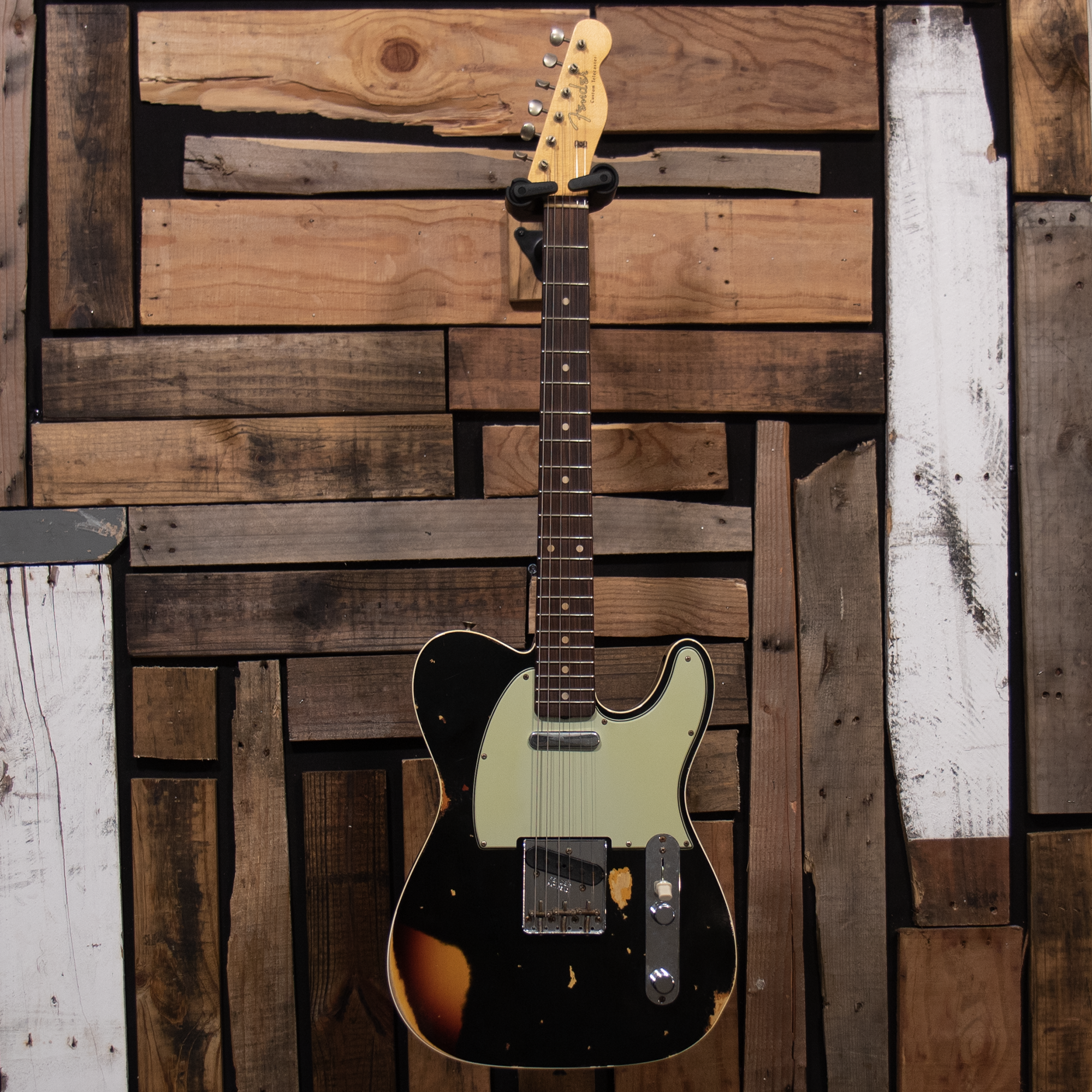 Fender Custom Shop 1960 Telecaster Custom Heavy Relic - Black/Chocolate 3-Tone Sunburst