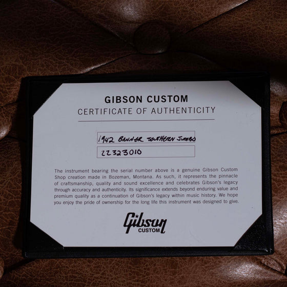 Gibson Custom Shop 1942 Banner Southern Jumbo