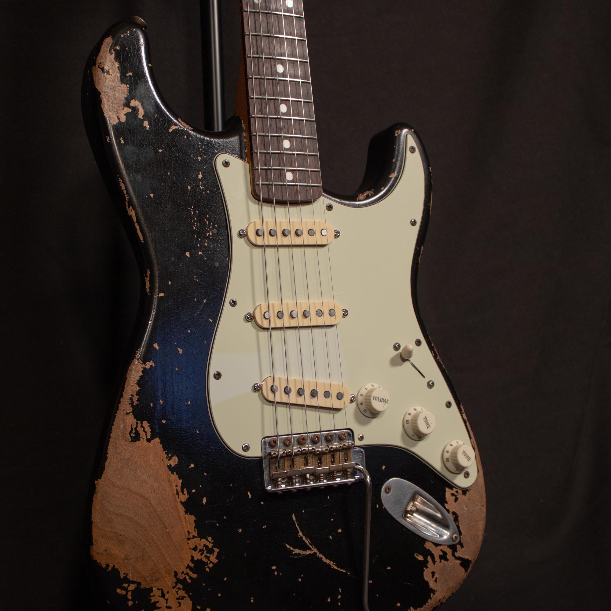 Lollar/Fender Relic'd Partscaster - Black