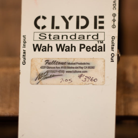 2005 Fulltone Clyde Standard Wah Wah Pedal