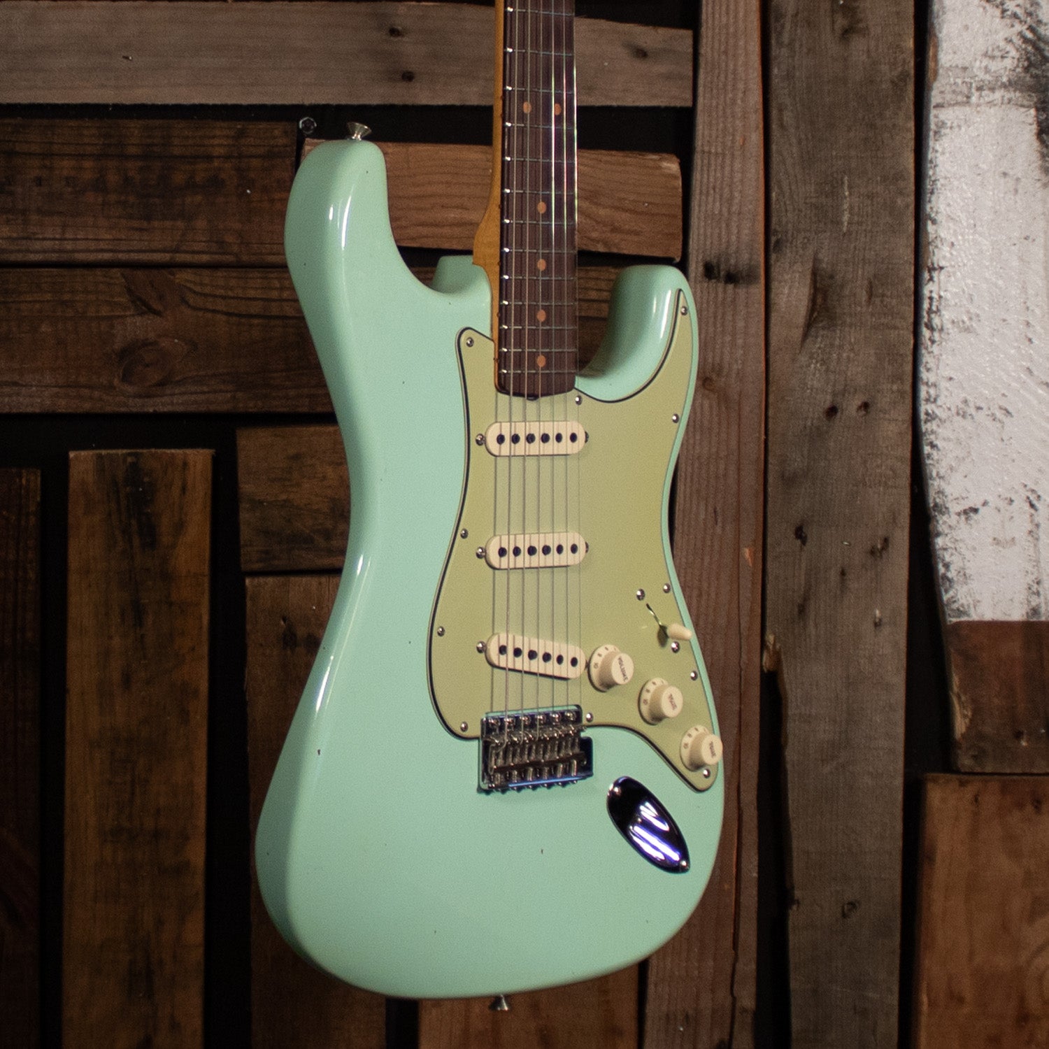 Fender Custom Shop Journeyman '64 Stratocaster - Faded Surf Green