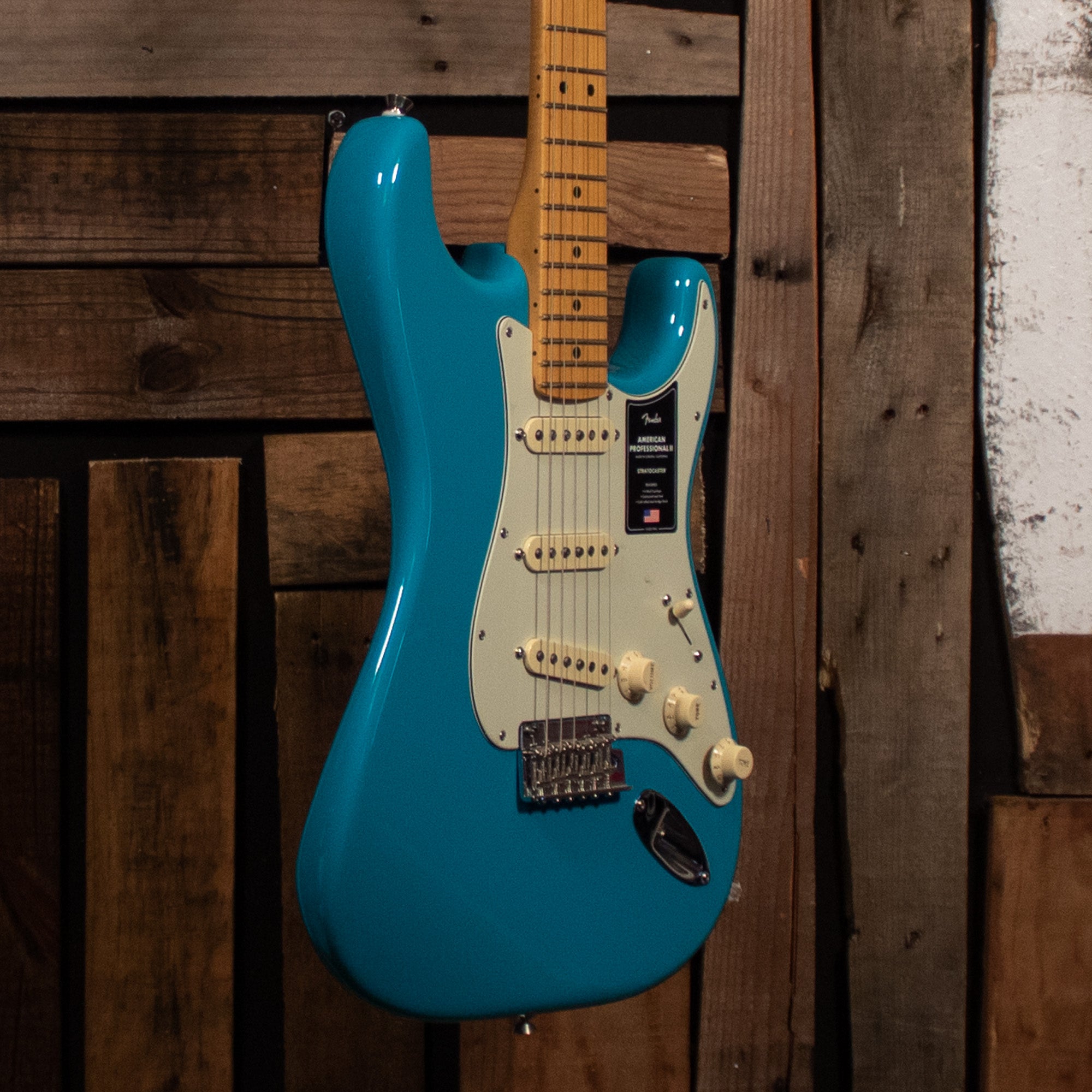 Fender American Professional II Stratocaster, Miami Blue - Floor Demo