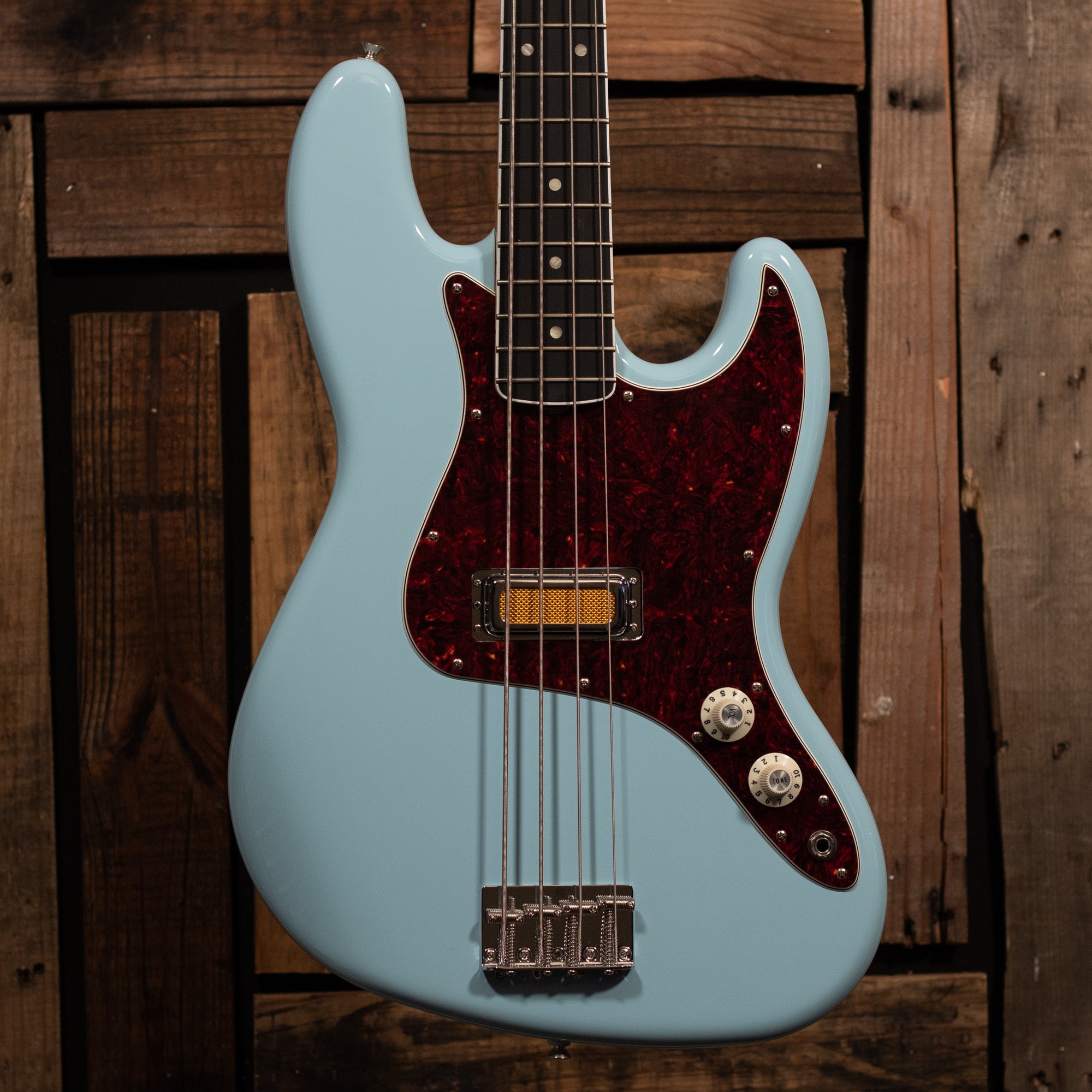 Fender Gold Foil Jazz Bass - Sonic Blue