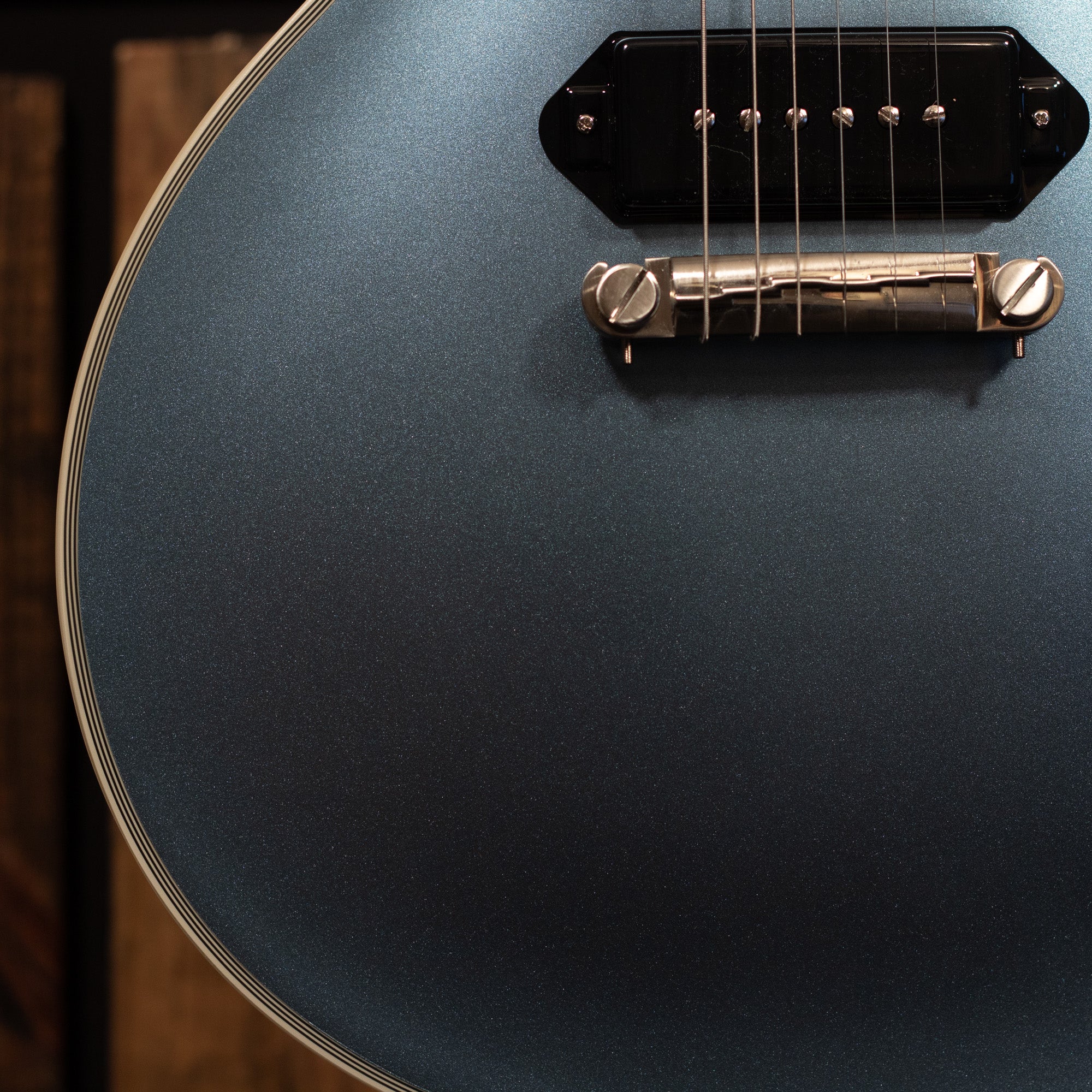 Epiphone Jared James Nichols "Blues Power" Les Paul Custom, Aged Pelham Blue