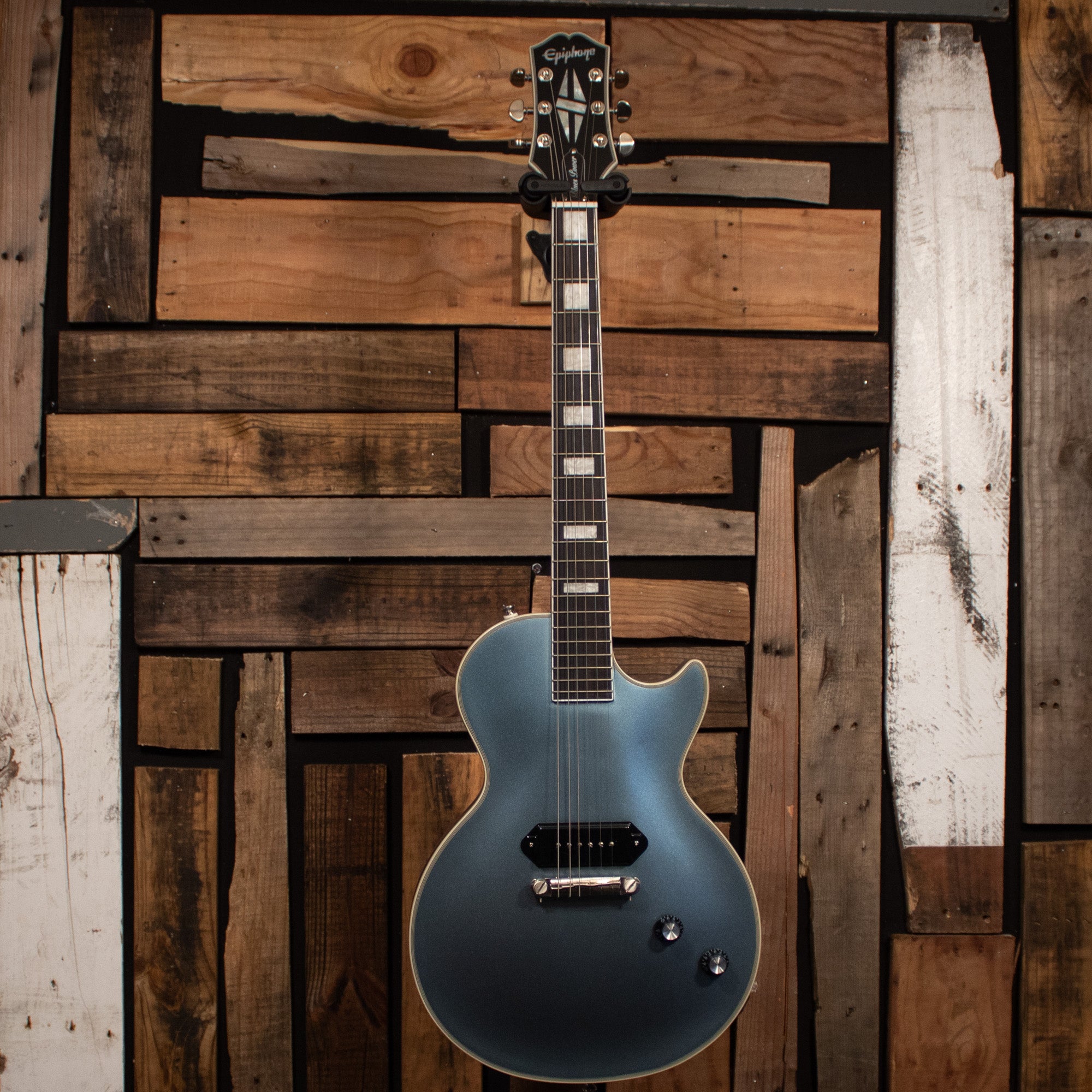 Epiphone Jared James Nichols "Blues Power" Les Paul Custom, Aged Pelham Blue