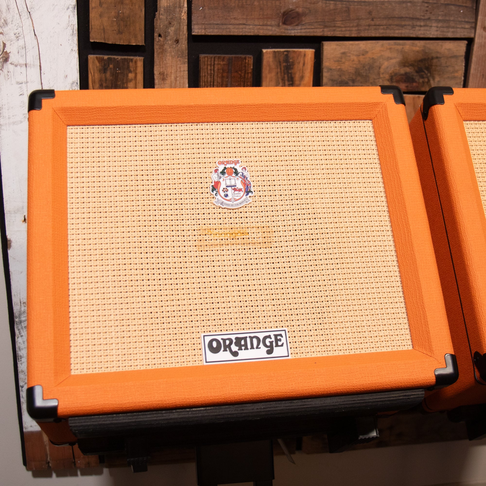 Orange Rocker 15 Pair with Amp Stands