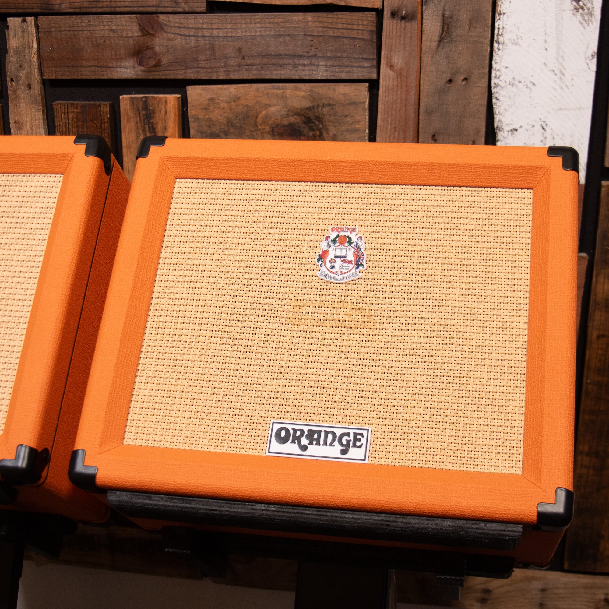Orange Rocker 15 Pair with Amp Stands