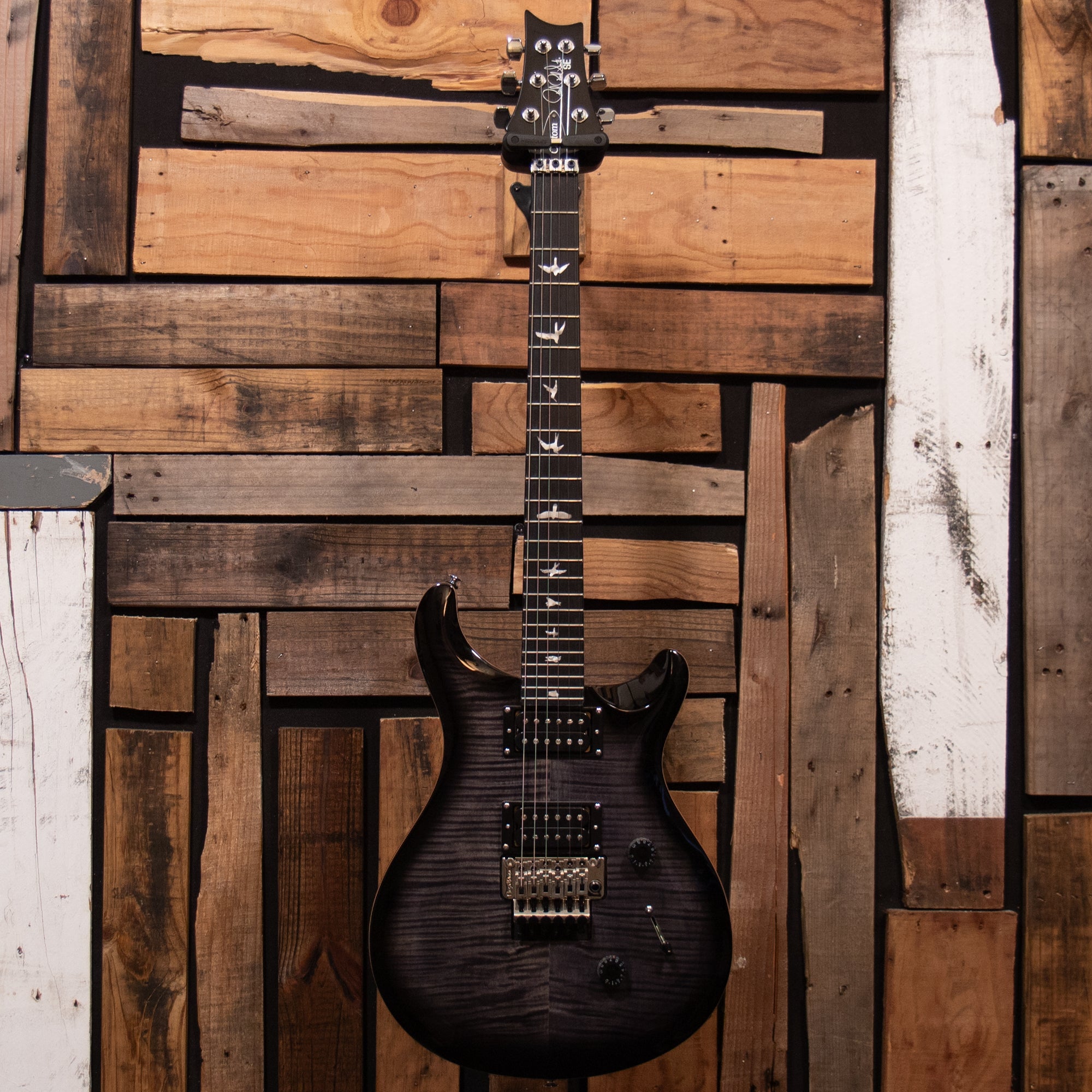 PRS SE Custom 24 "Floyd" - Charcoal Burst, 2023