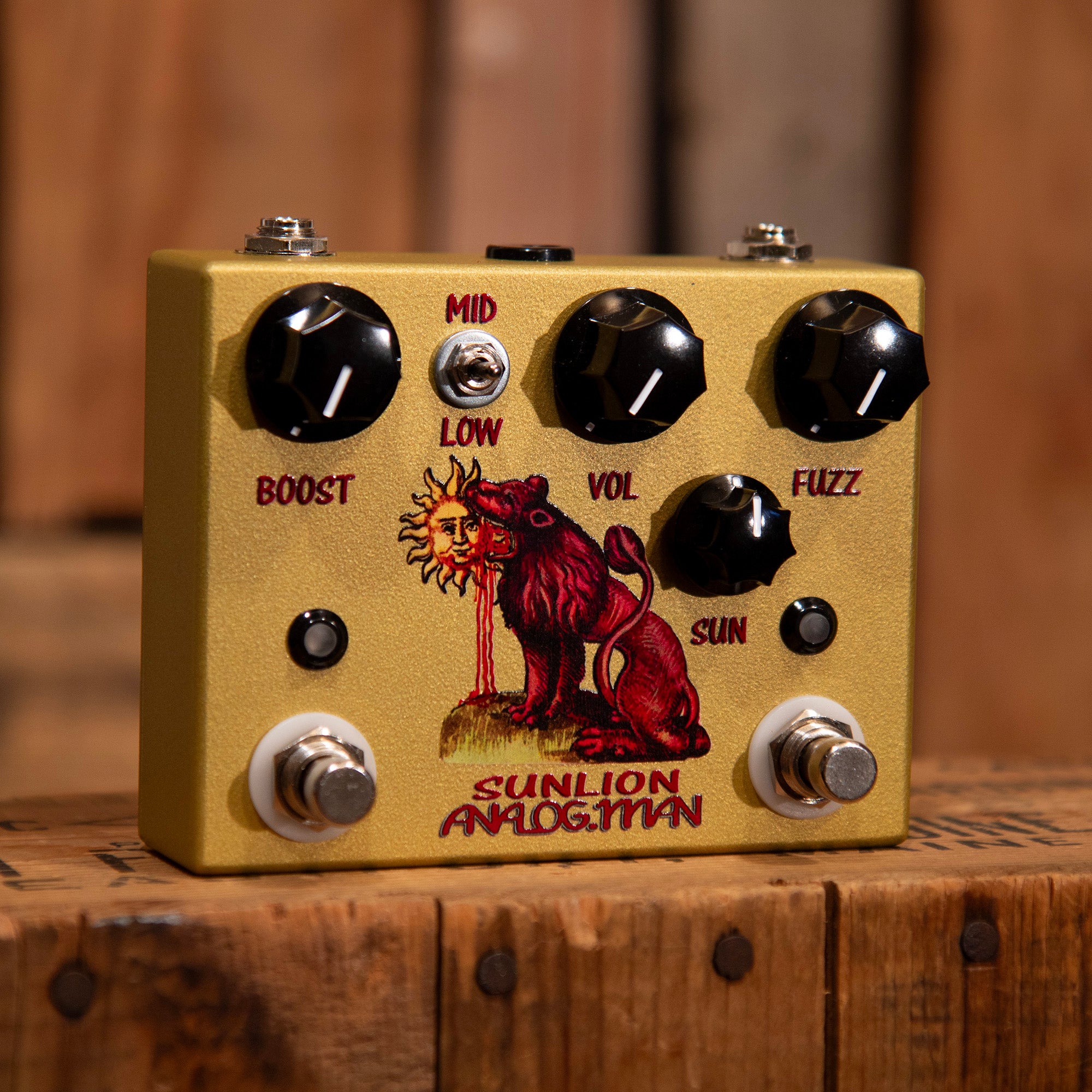【希少】ANALOG.MAN SUN LION FUZZ BOOSTER Analog Man Sun Lion Fuzz Booster Pedal