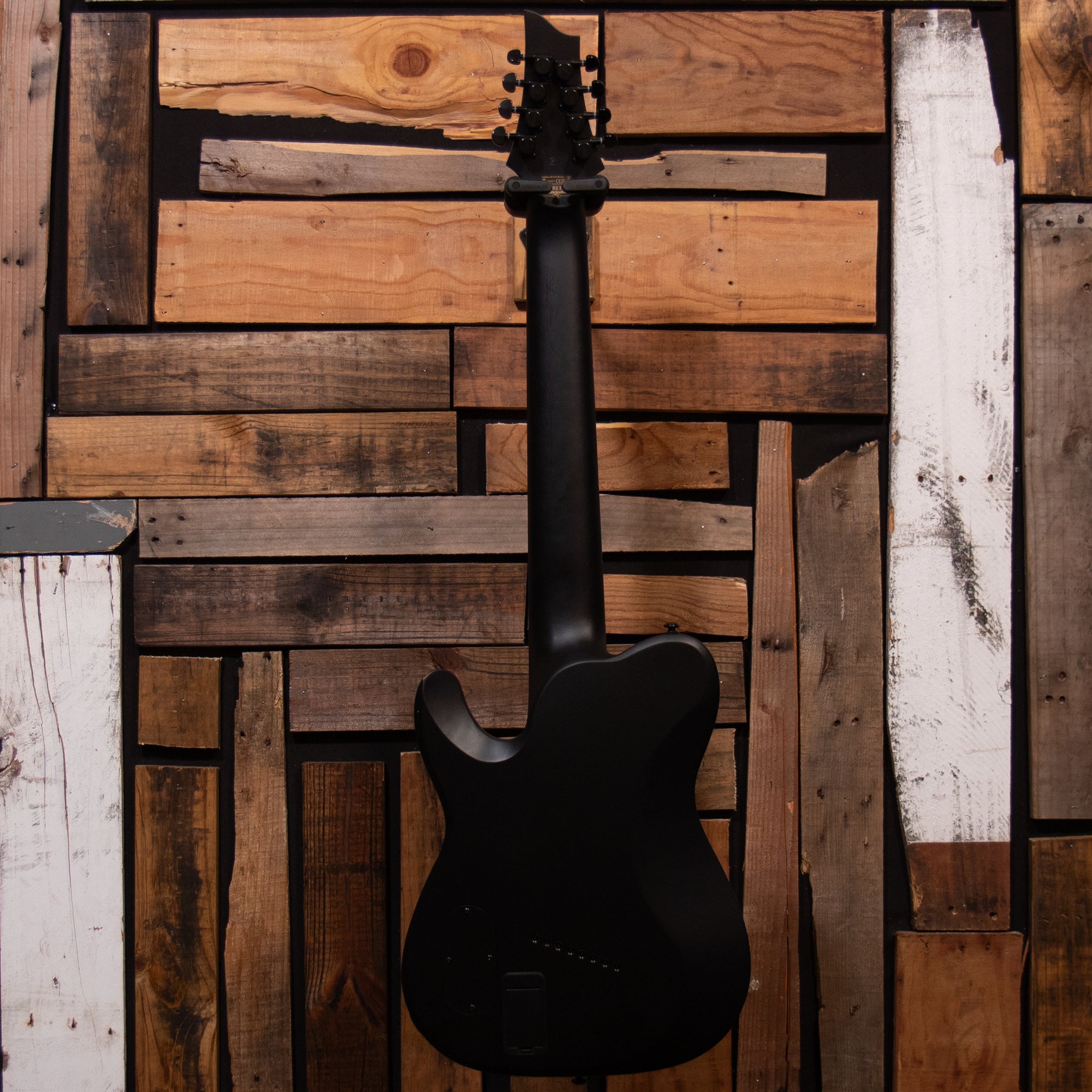 Schecter PT-8 MS Black Ops - Satin Black Open Pore