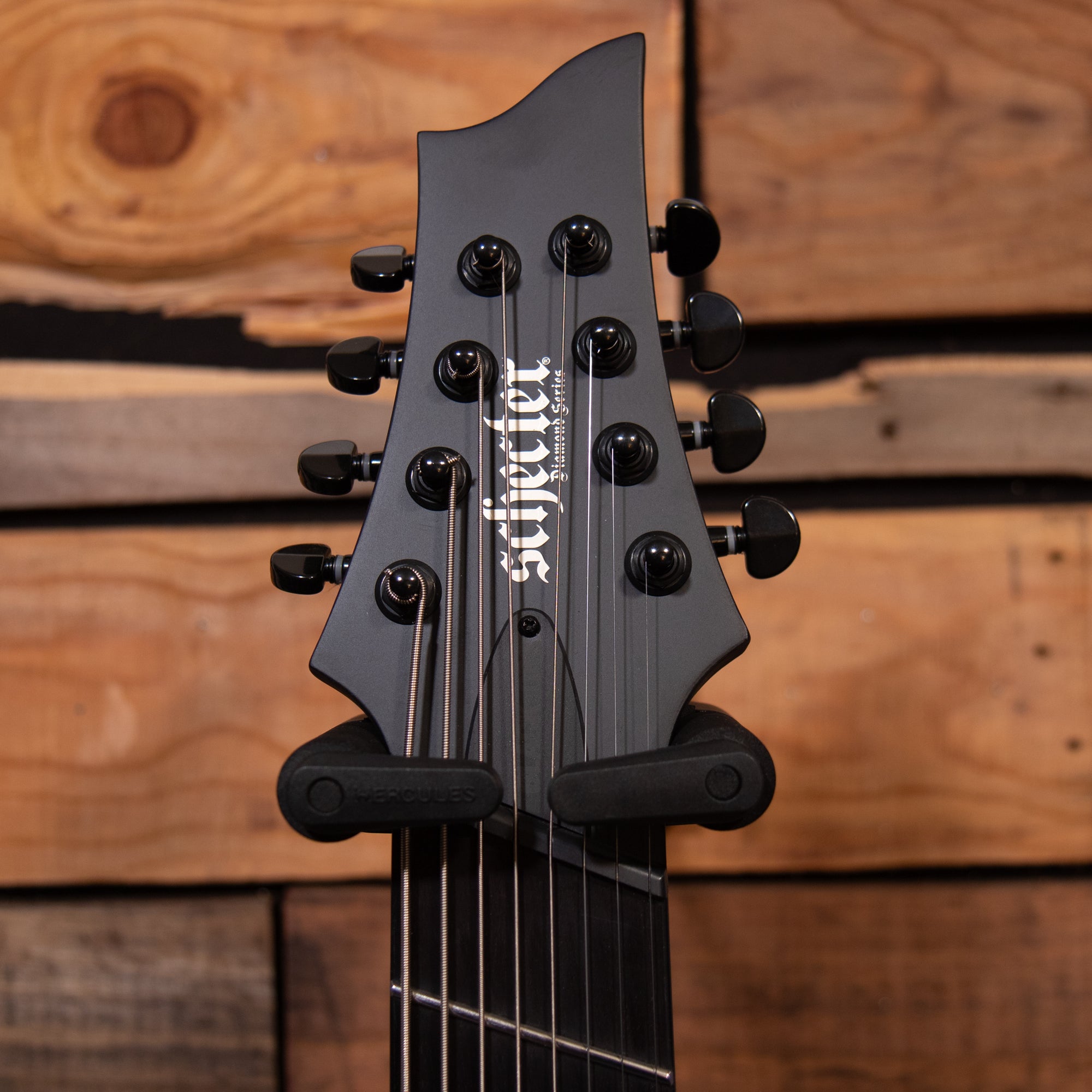 Schecter PT-8 MS Black Ops - Satin Black Open Pore