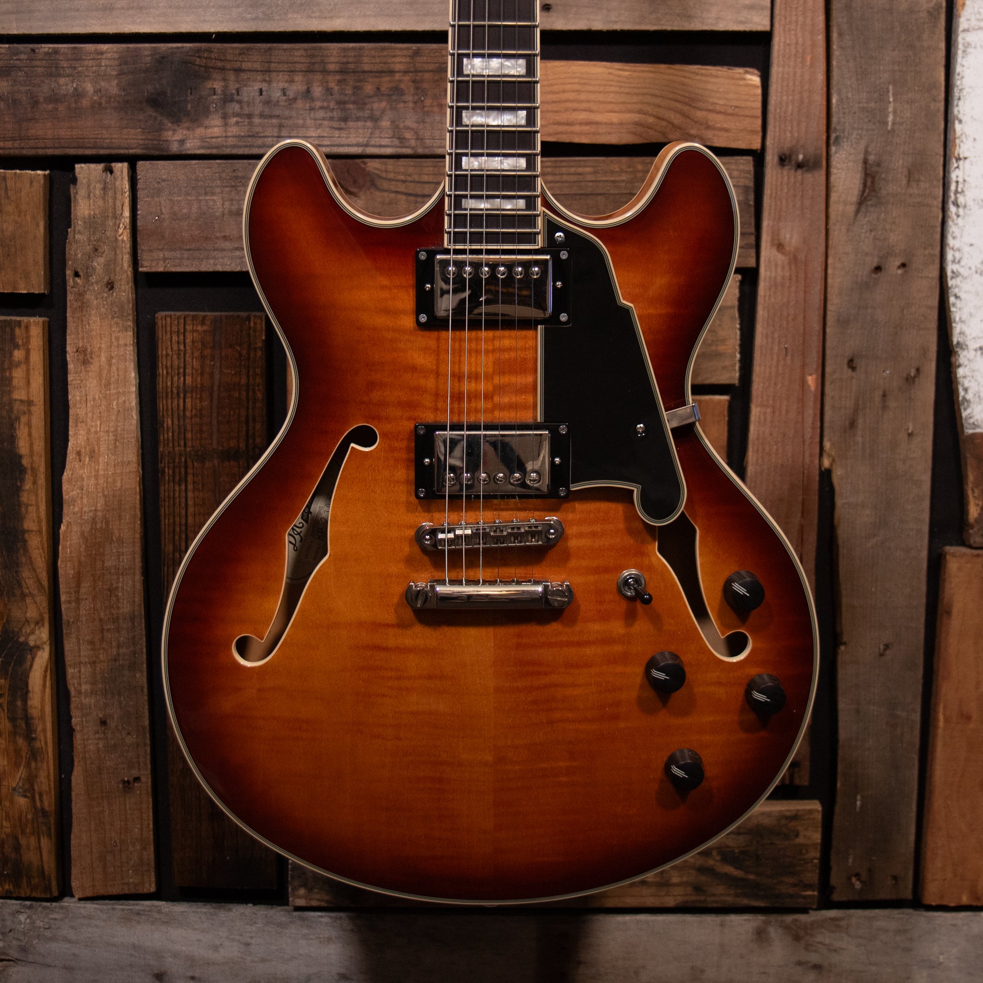 D'Angelico Premier DC -  Dark Iced Tea Burst