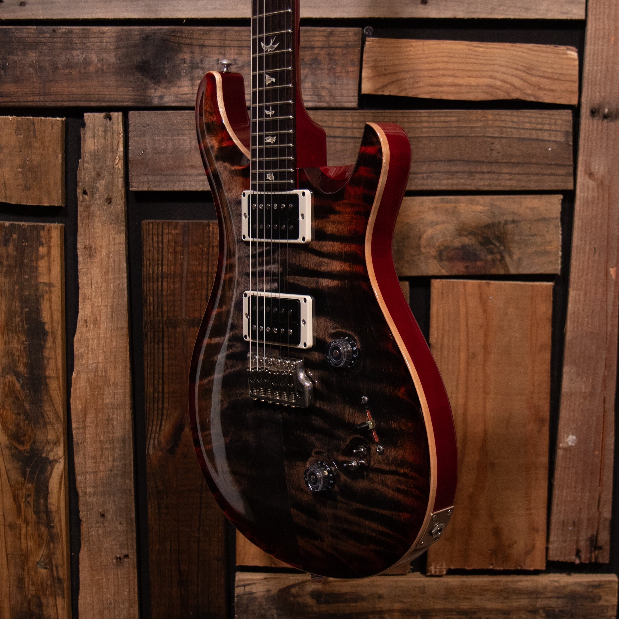 PRS Custom 24-08 - Charcoal Cherry Burst, 2021