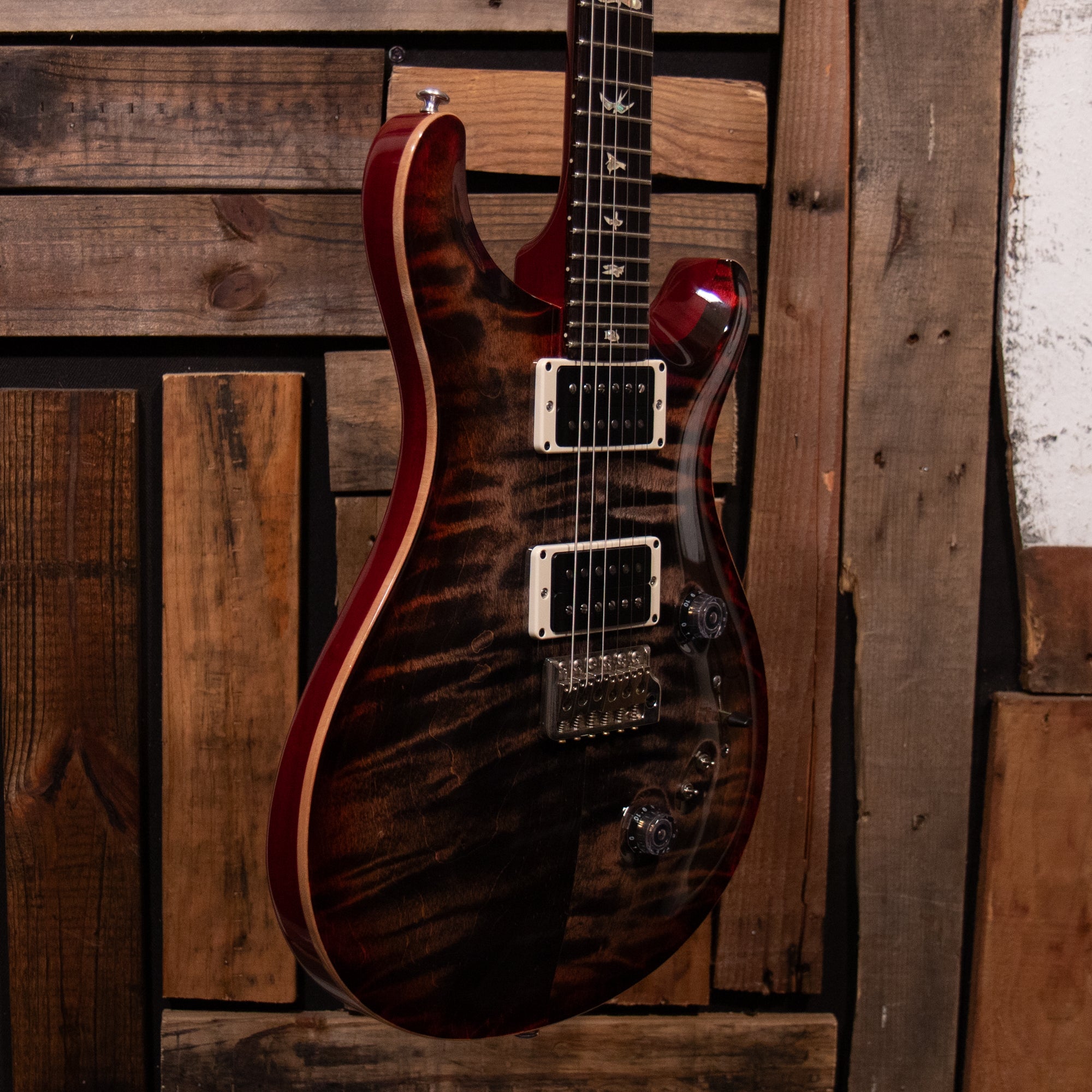 PRS Custom 24-08 - Charcoal Cherry Burst, 2021