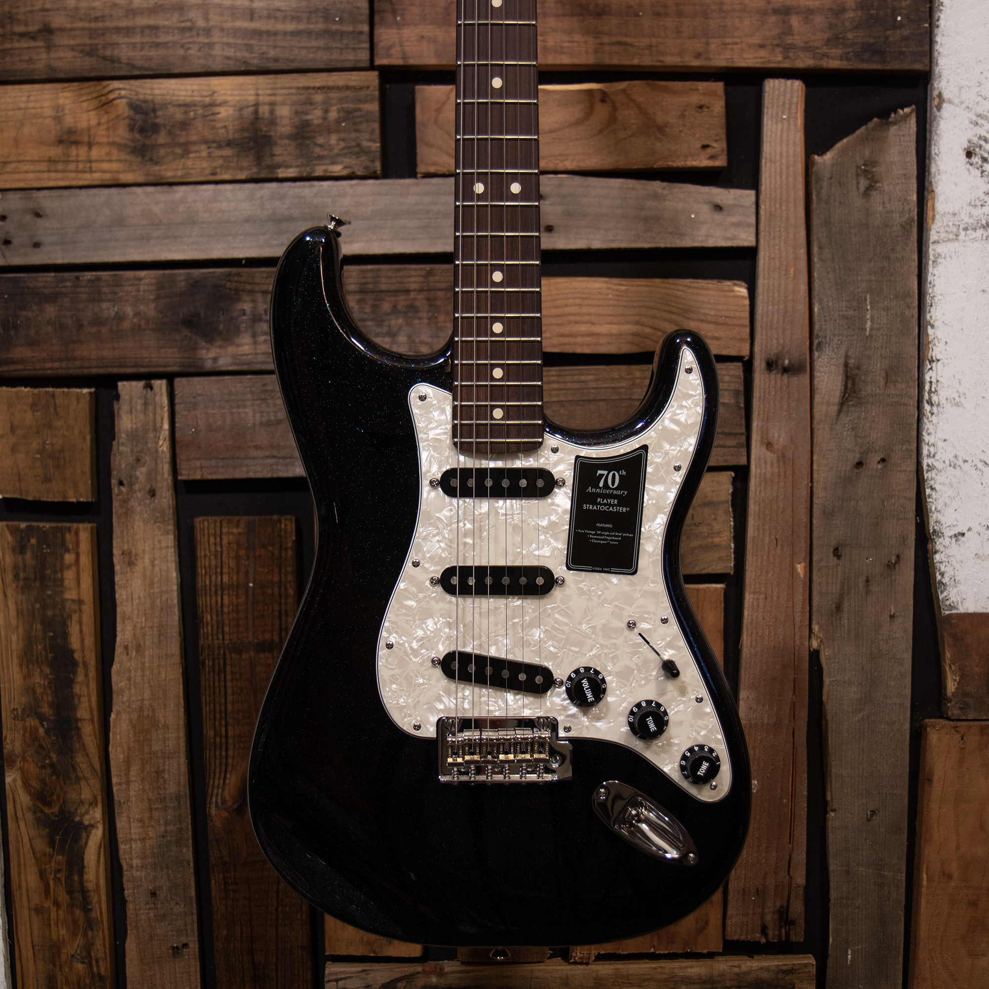 Fender 70th Anniversary Player Stratocaster - Nebula Noir